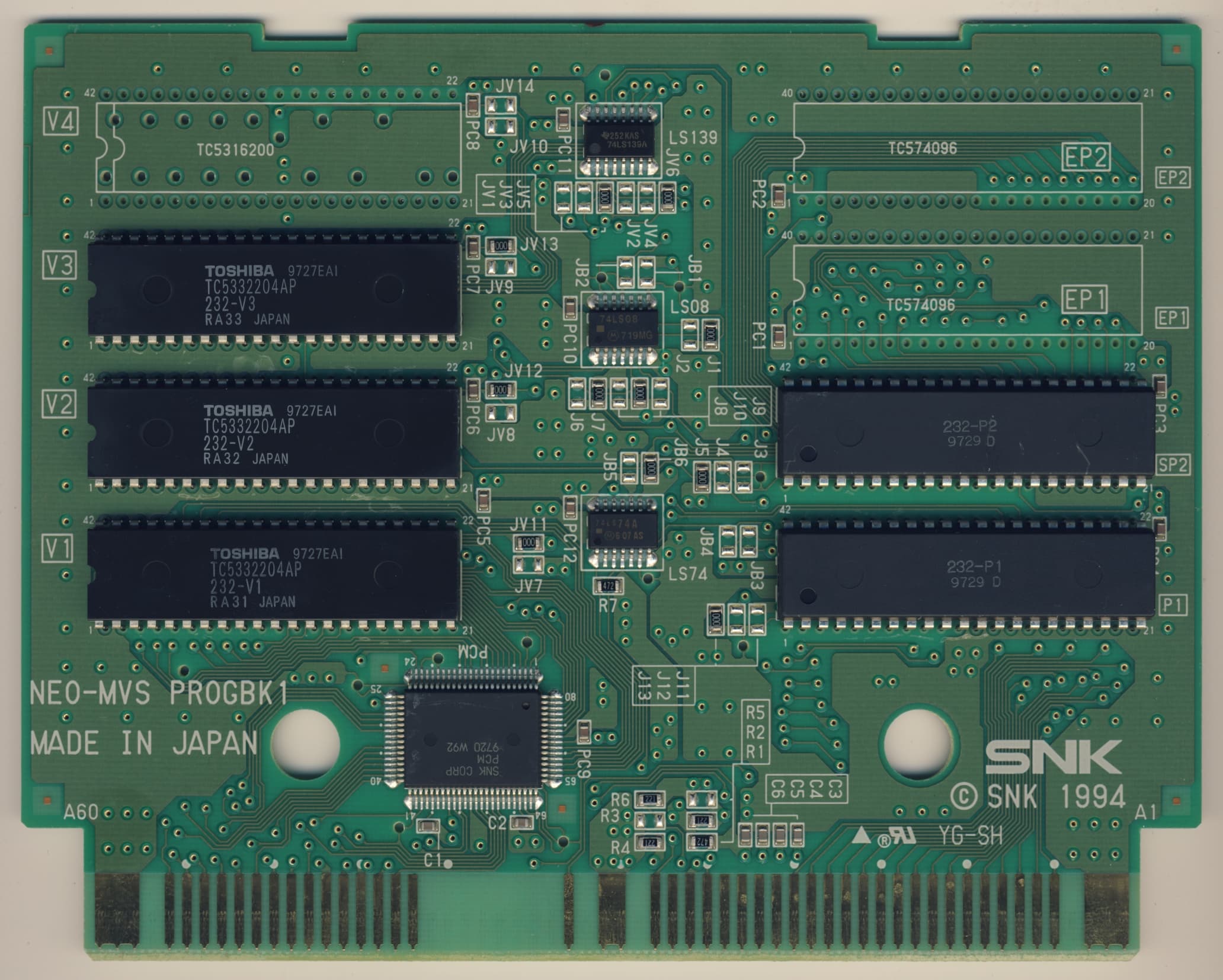 King of Fighters '97 — official PCB back