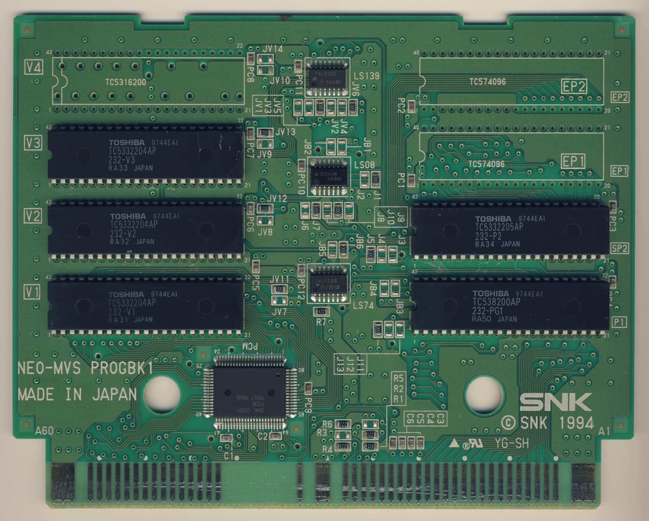 King of Fighters '97 — official PCB back