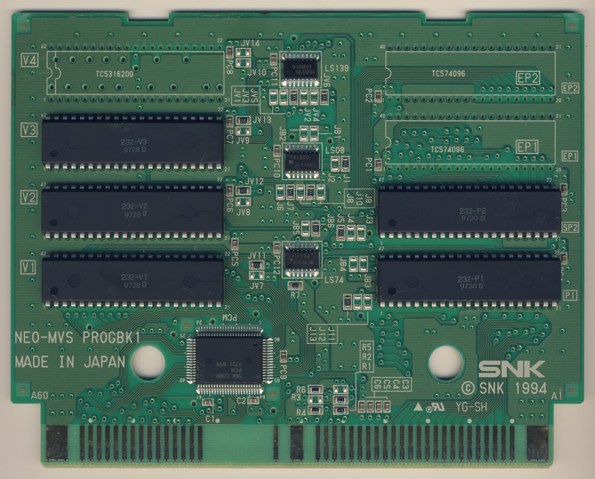 King of Fighters '97 — official PCB back