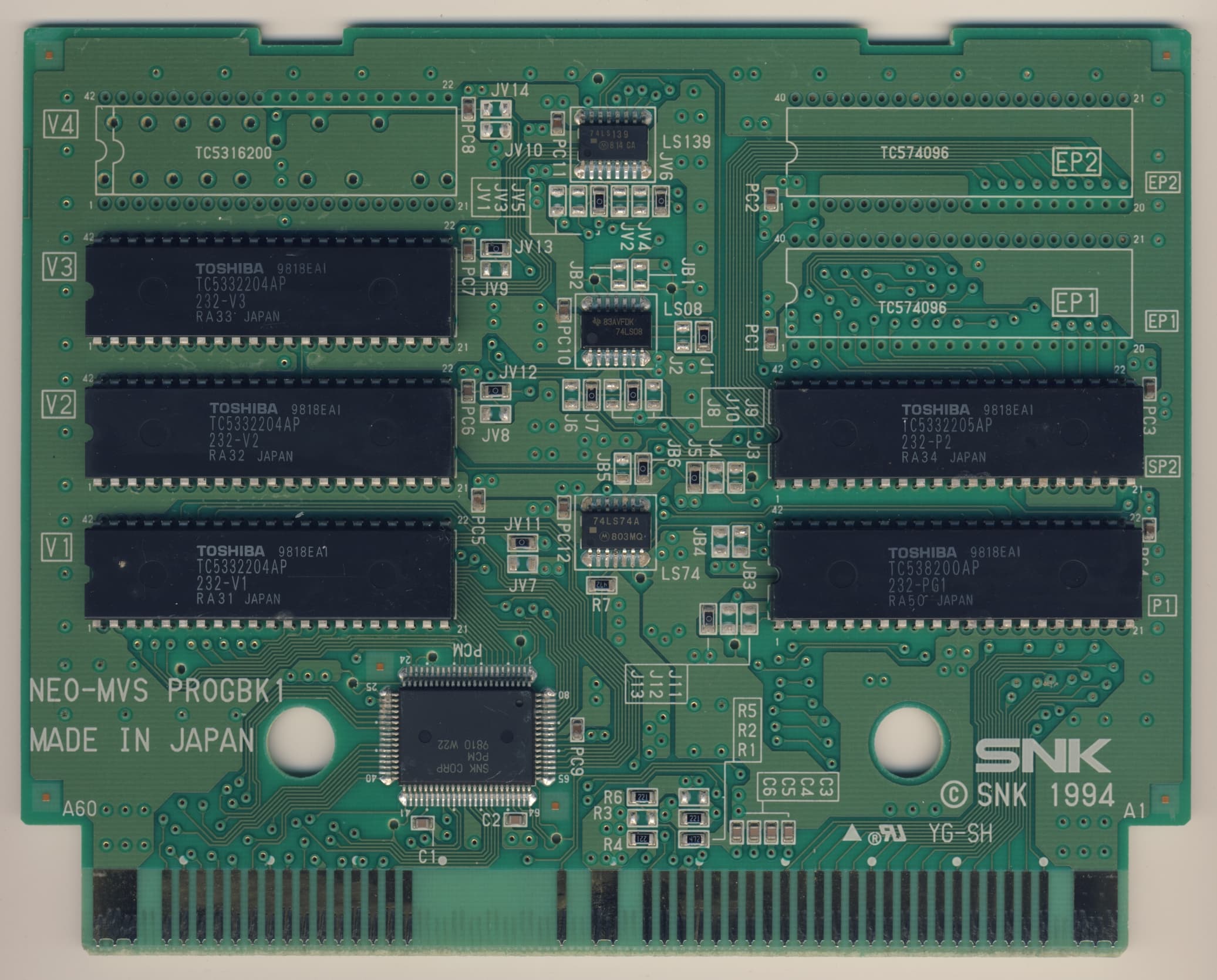King of Fighters '97 — official PCB back