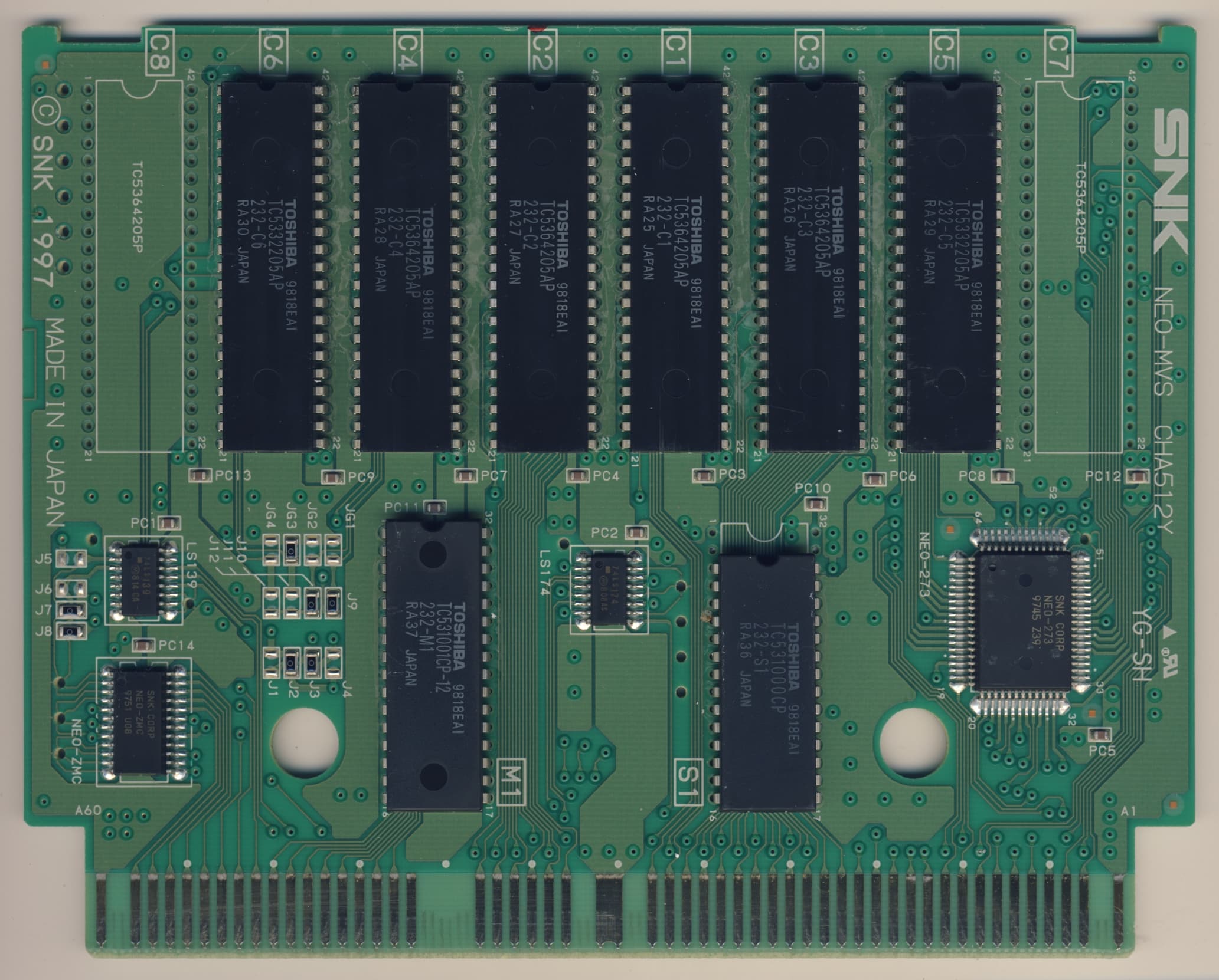 King of Fighters '97 — official PCB back