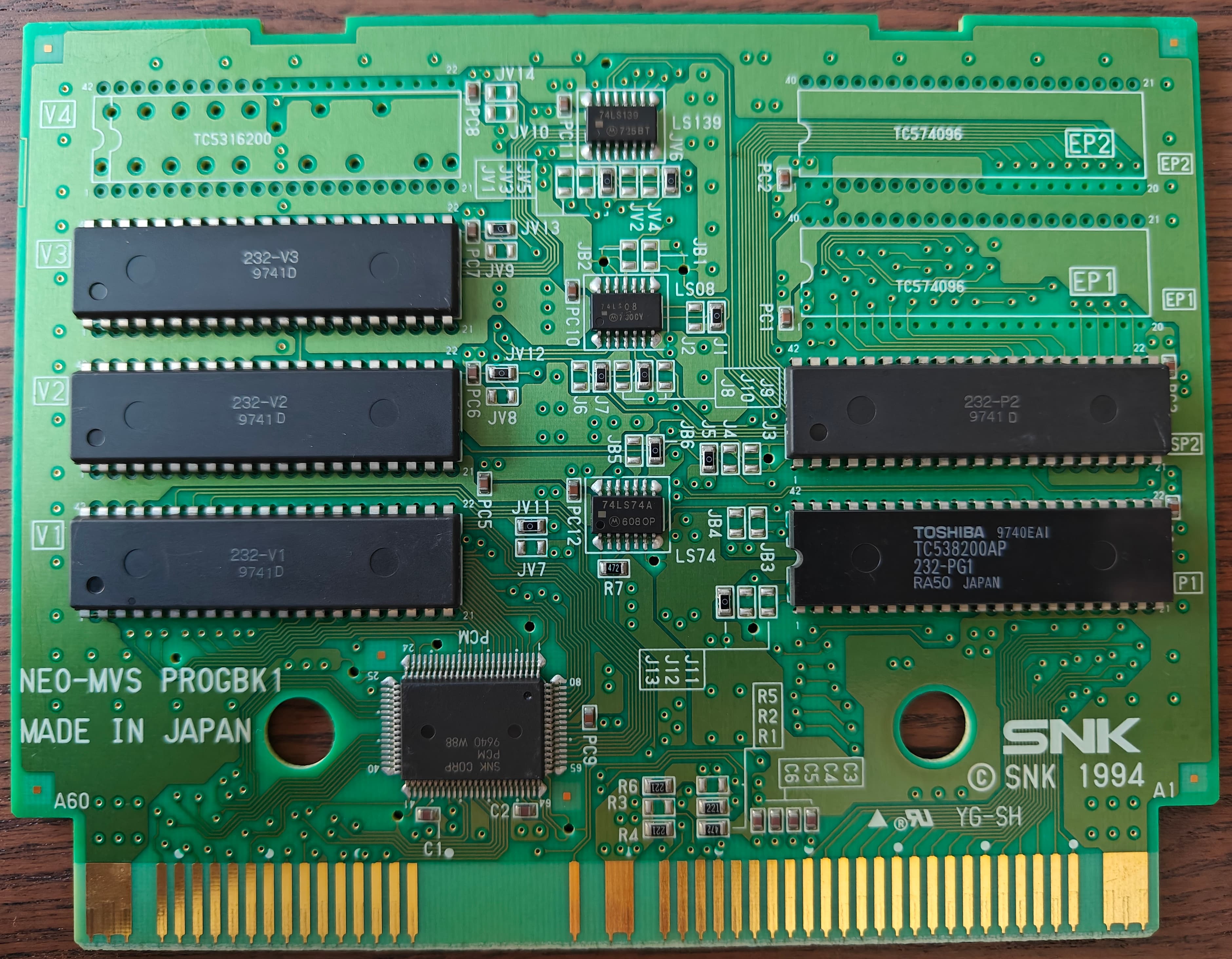 King of Fighters '97 — official PCB back