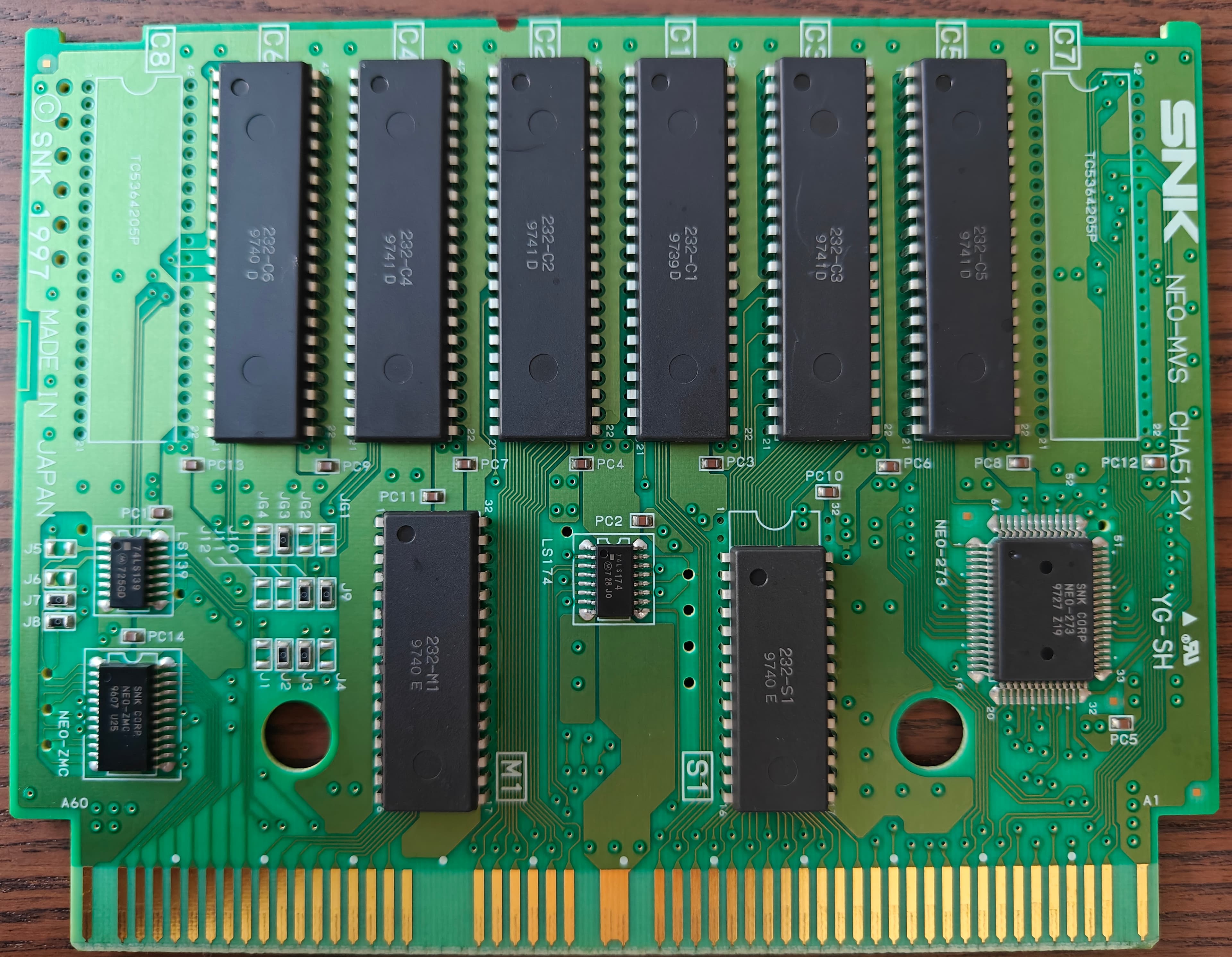 King of Fighters '97 — official PCB back