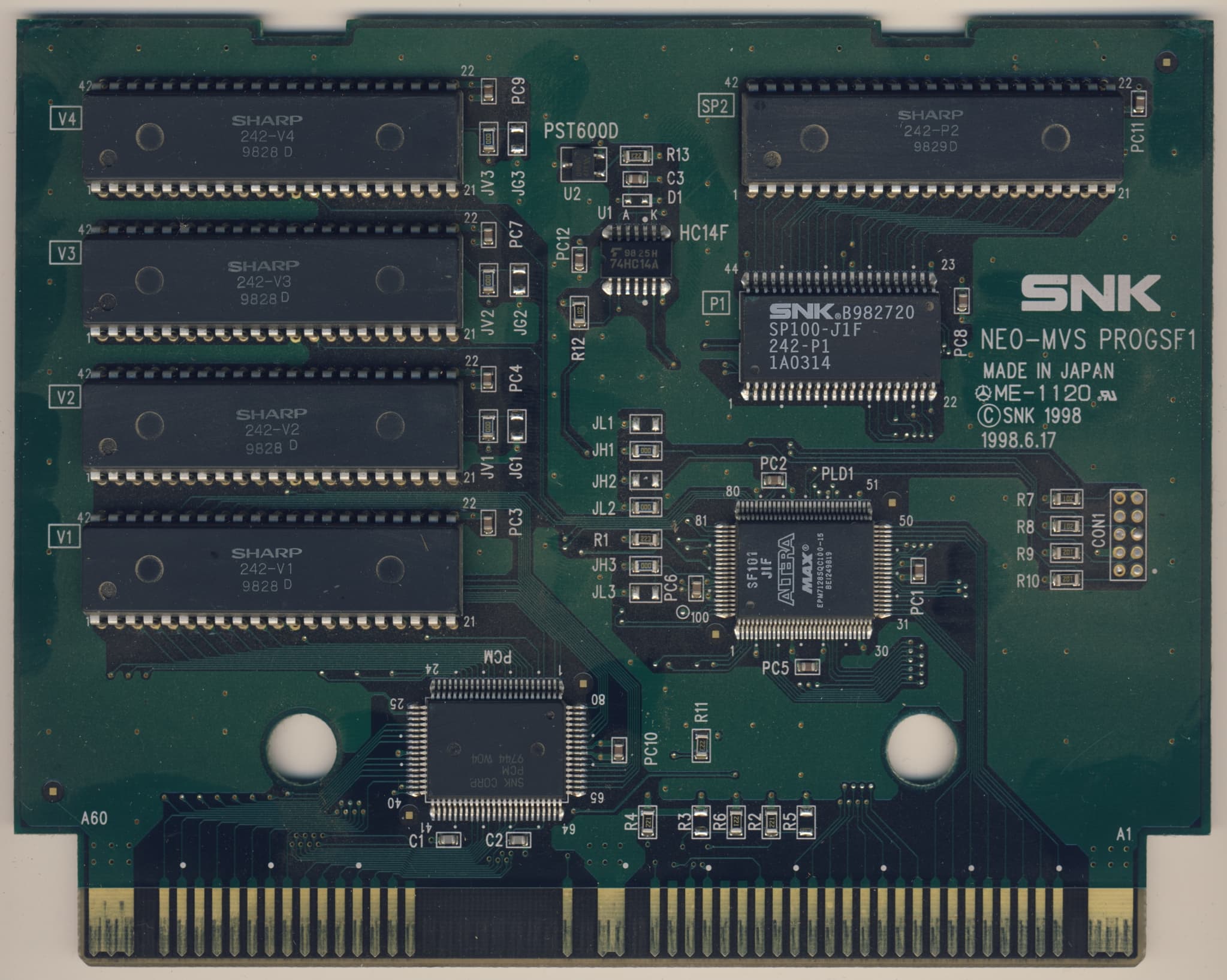 King of Fighters '98 — official PCB front