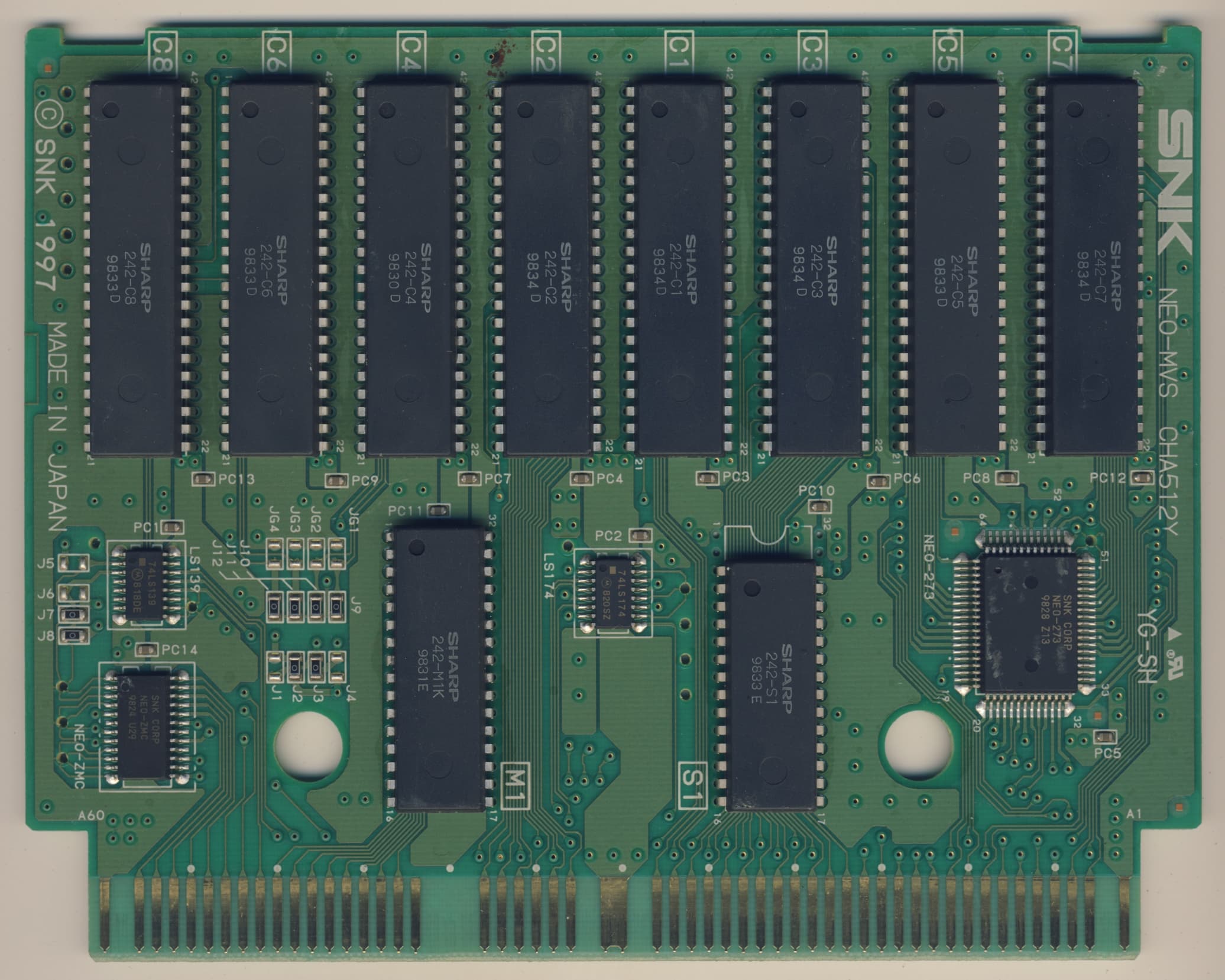 King of Fighters '98 — official PCB back