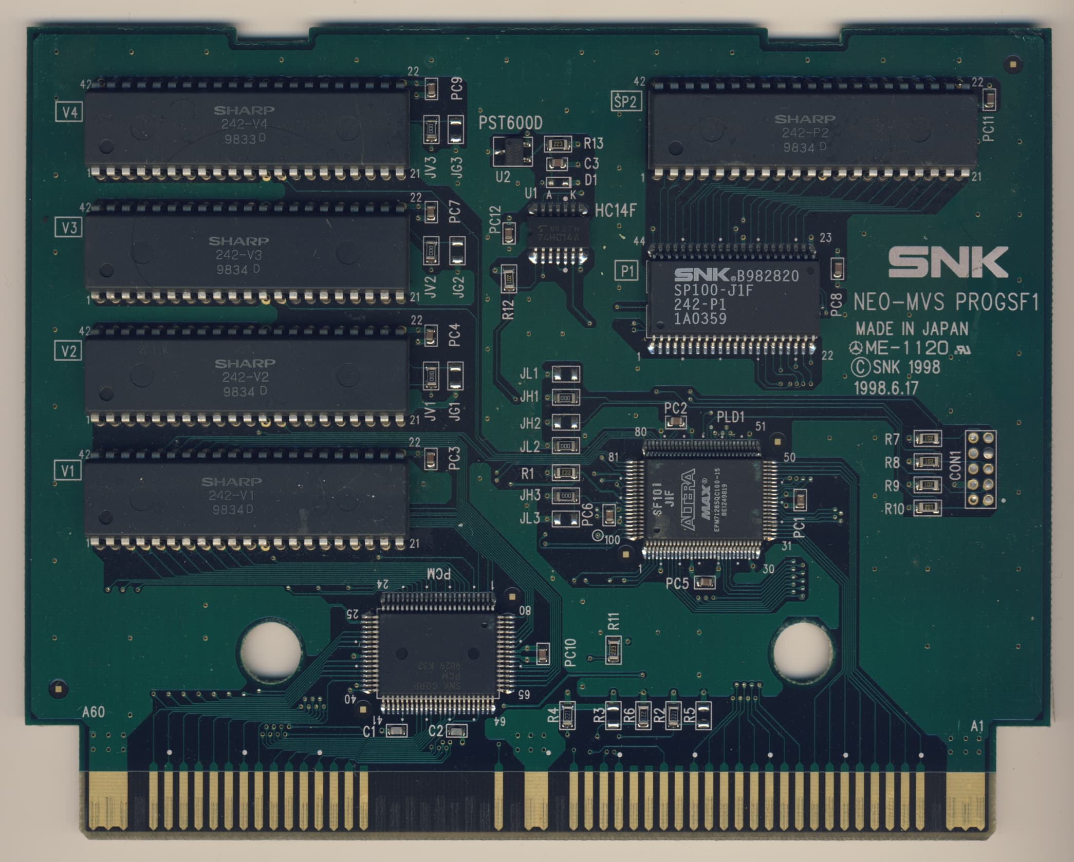 King of Fighters '98 — official PCB back