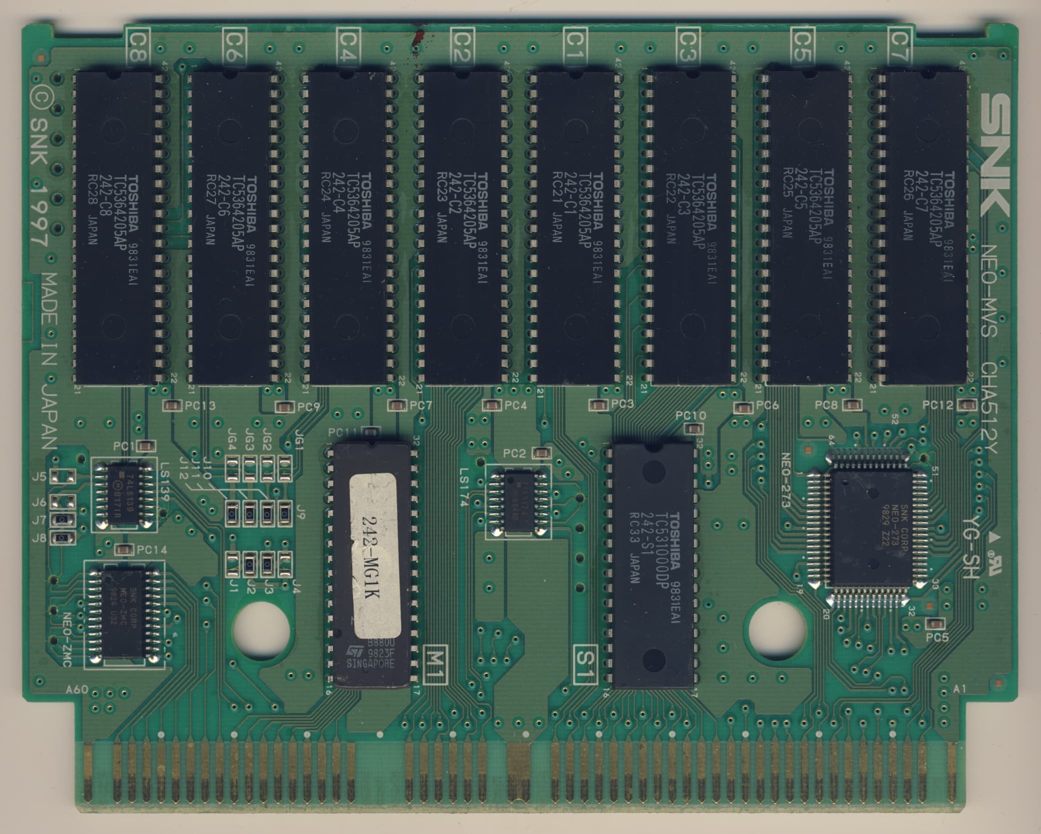 King of Fighters '98 — official PCB back