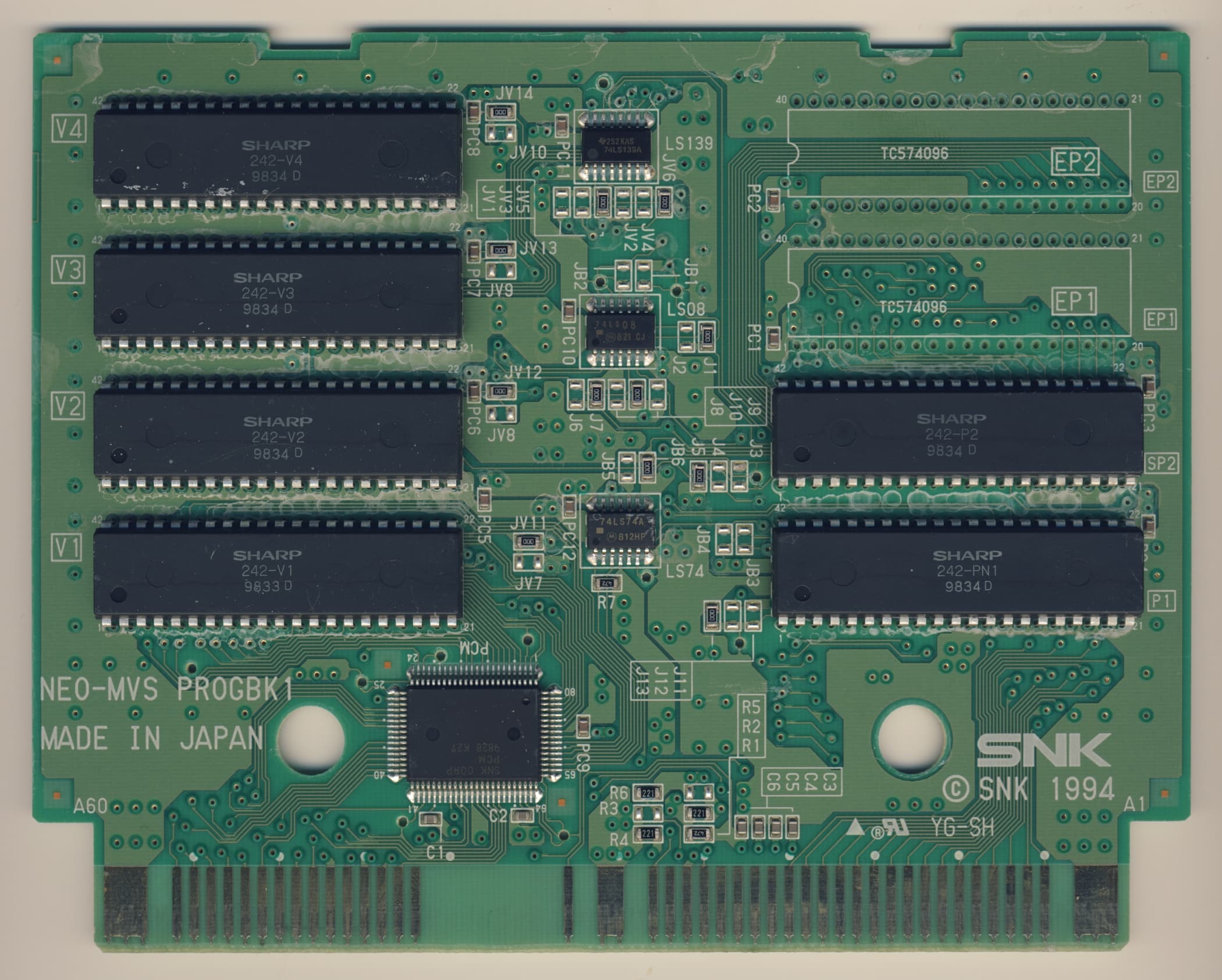 King of Fighters '98 — official PCB back