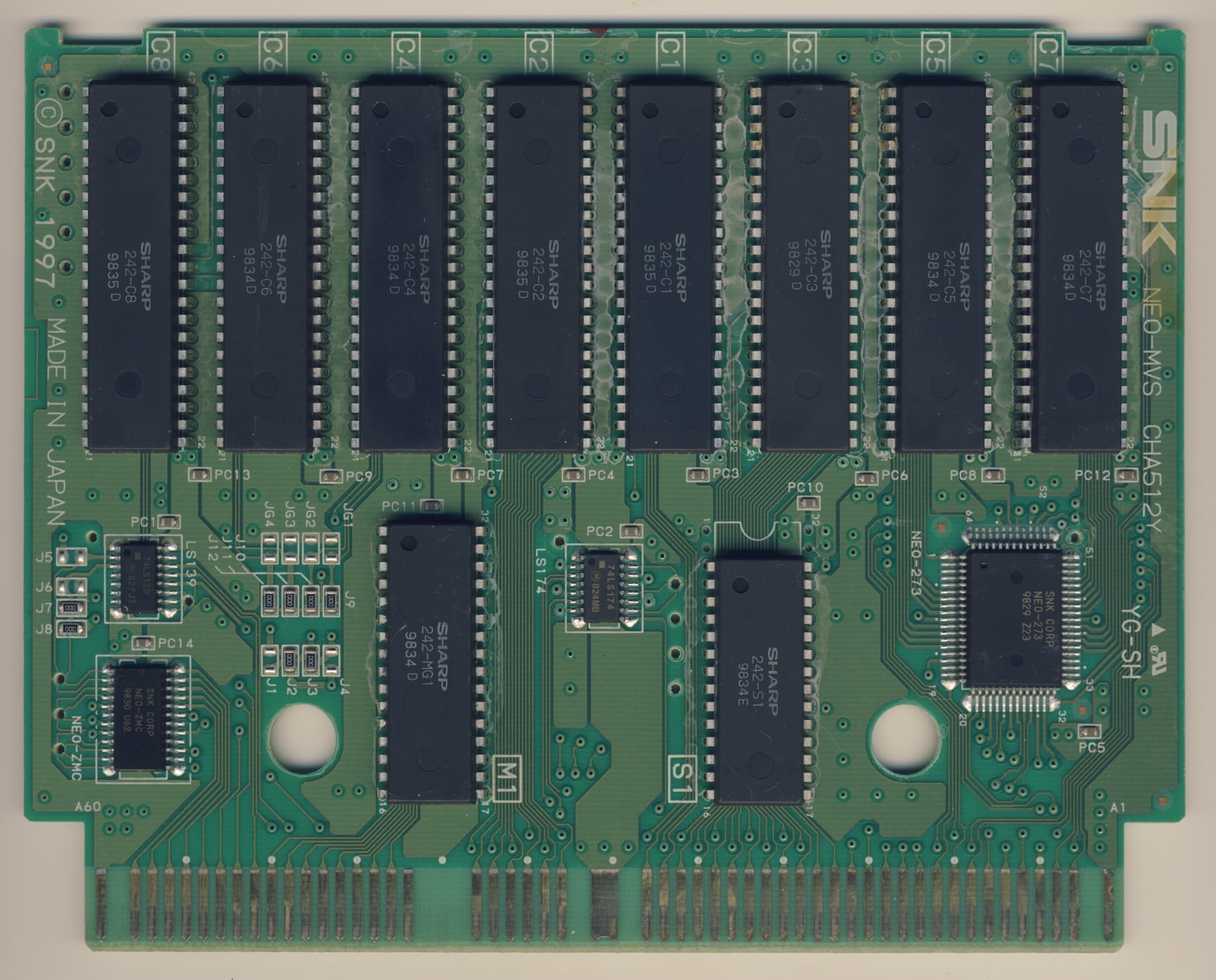 King of Fighters '98 — official PCB back