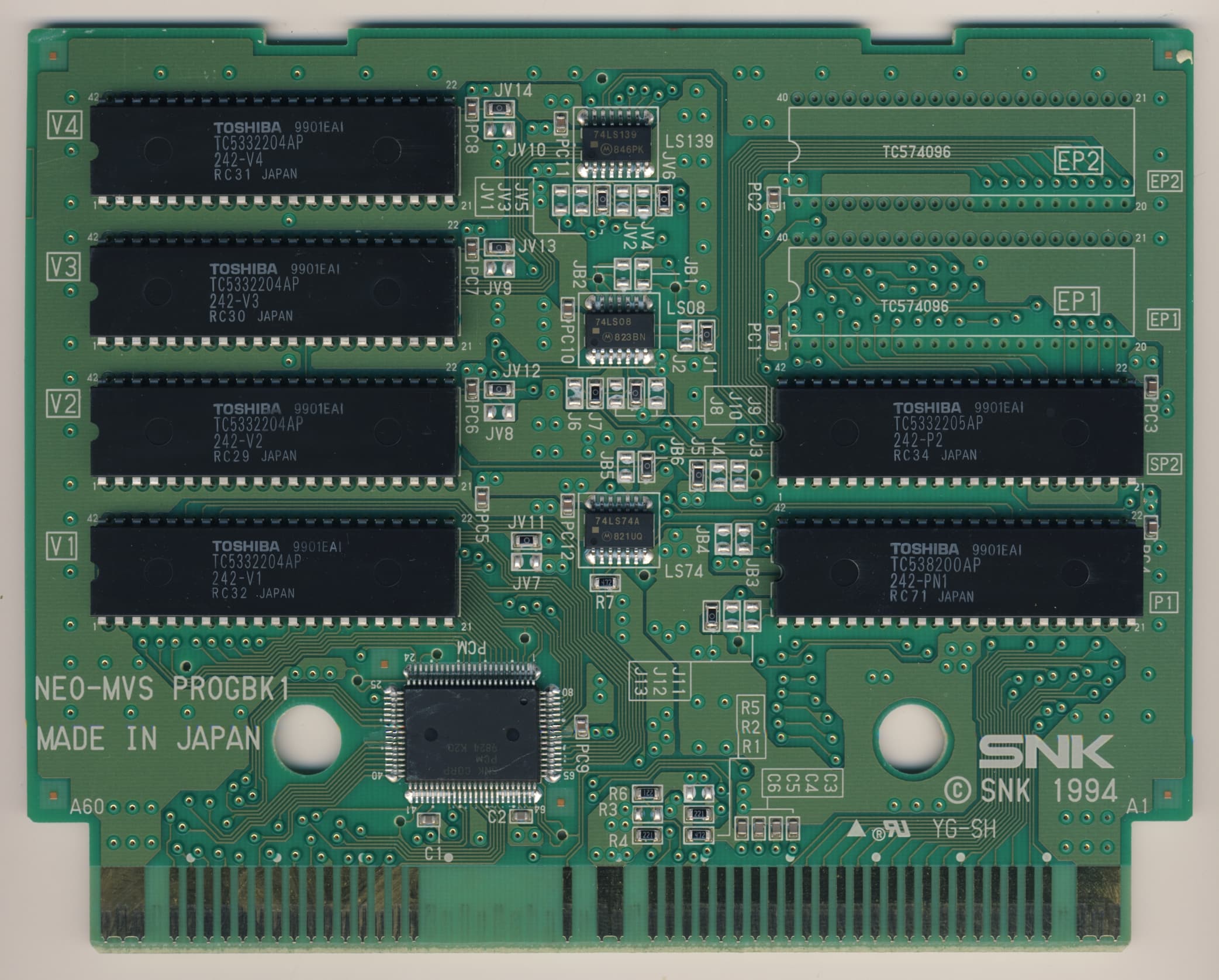 King of Fighters '98 — official PCB back