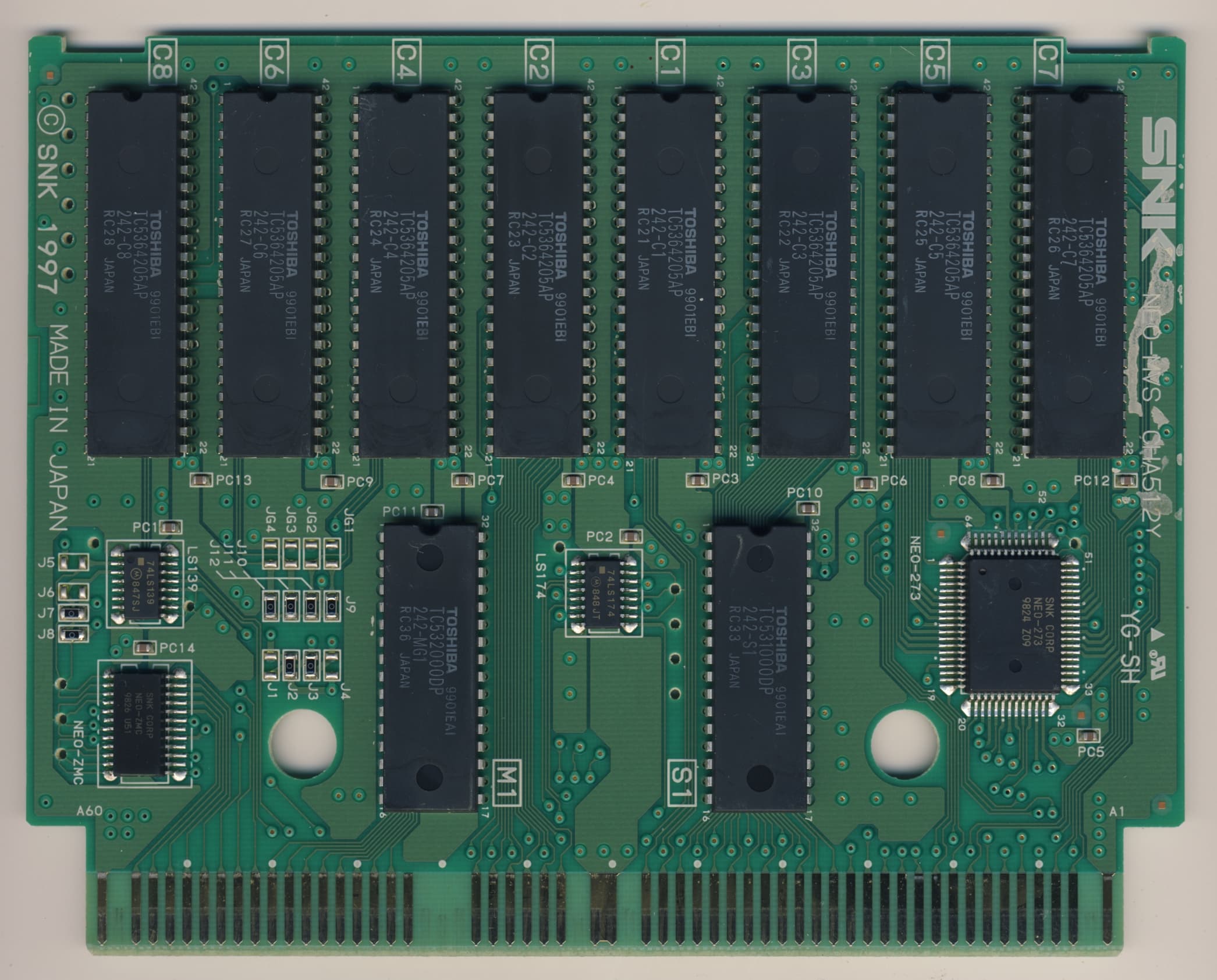 King of Fighters '98 — official PCB back