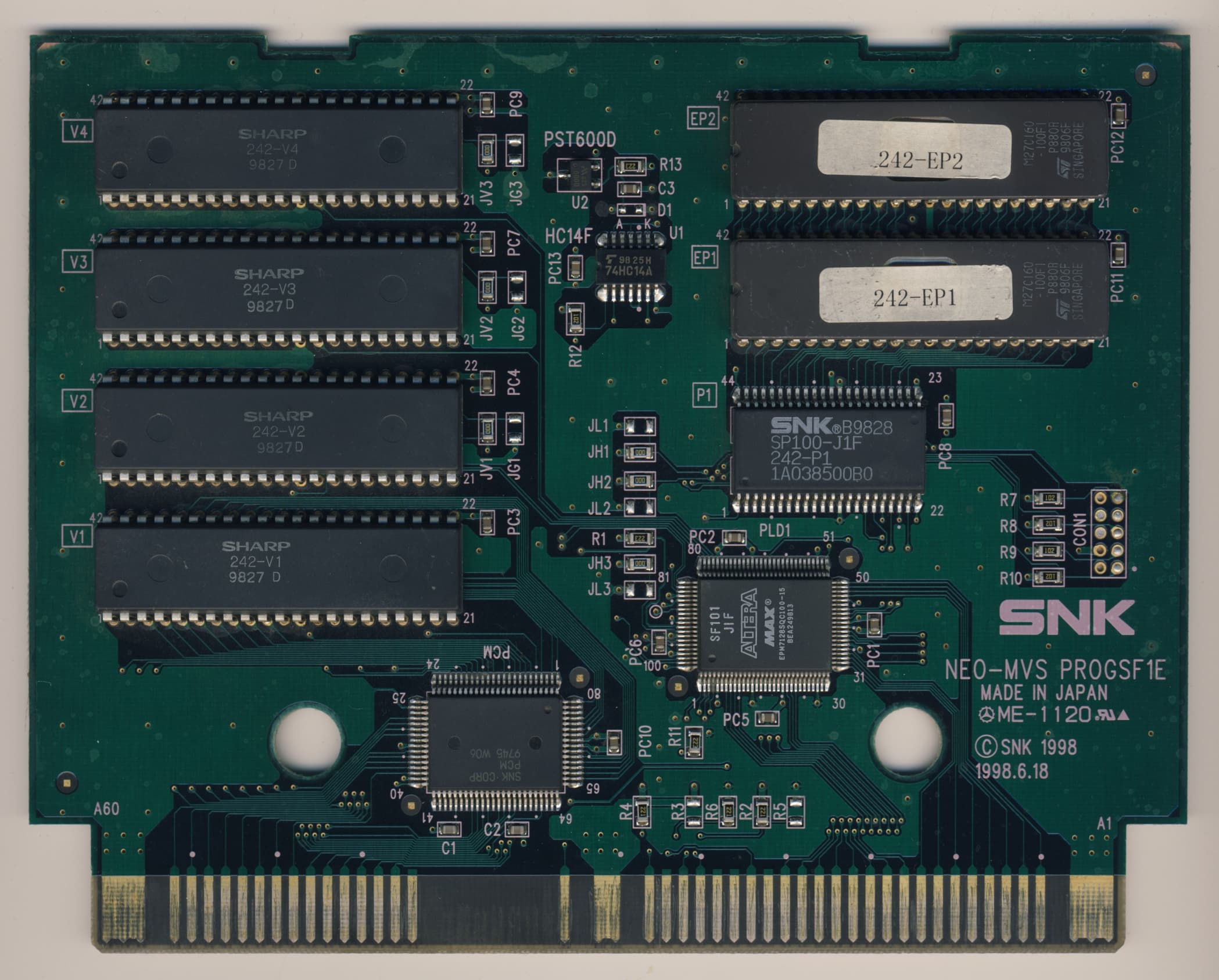 King of Fighters '98 — official PCB back
