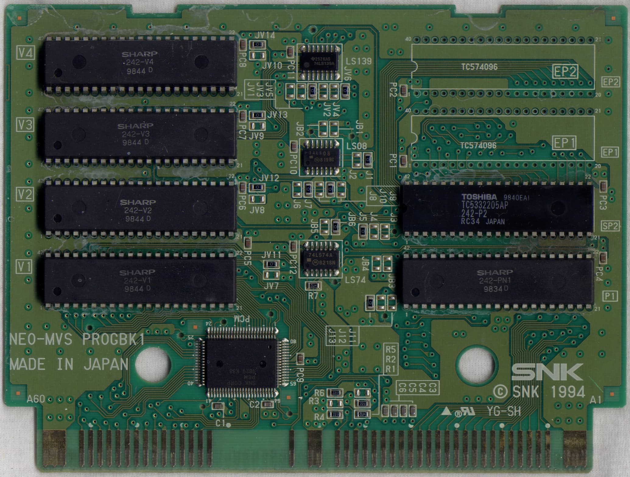 King of Fighters '98 — official PCB back