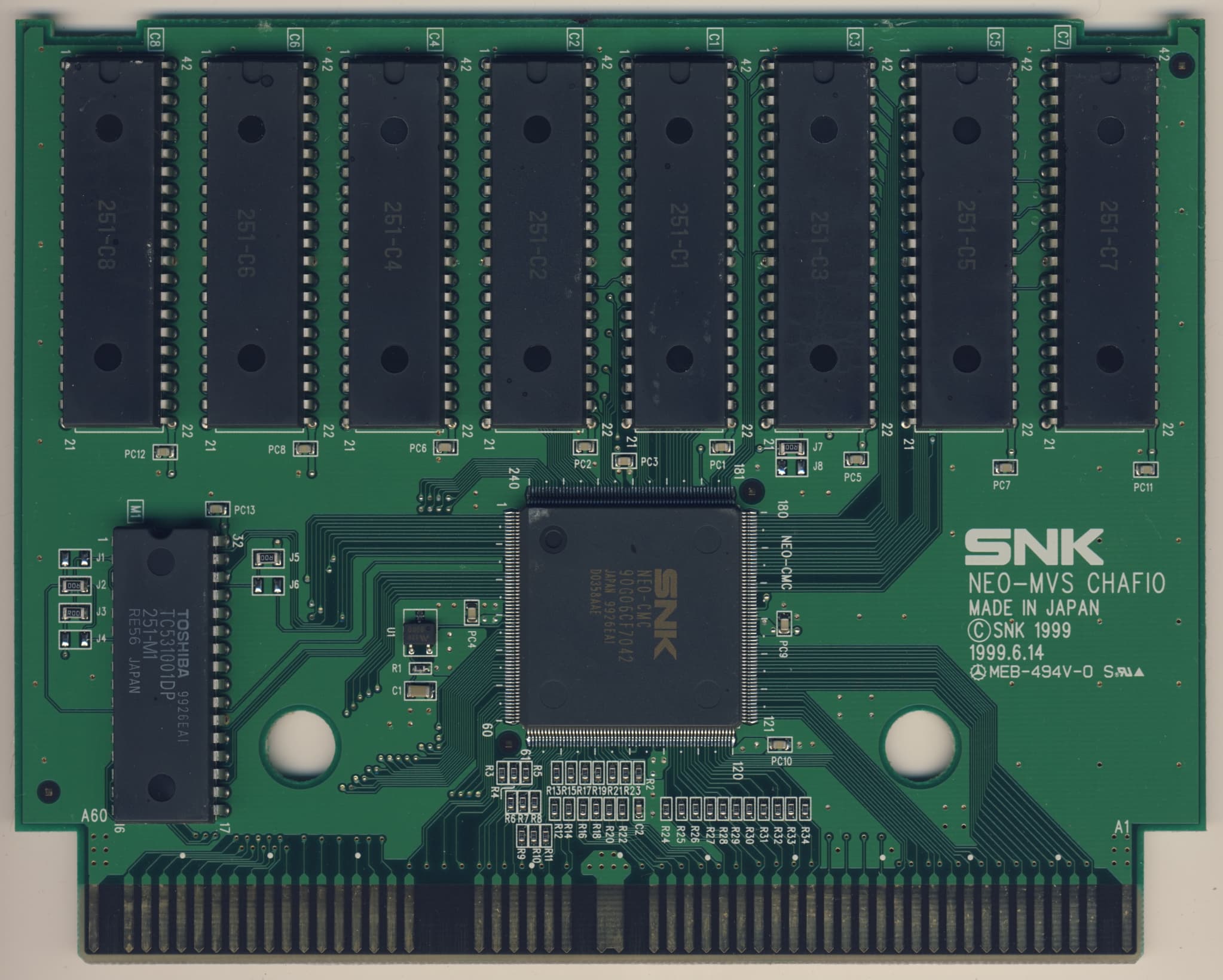 King of Fighters '99 — official PCB back