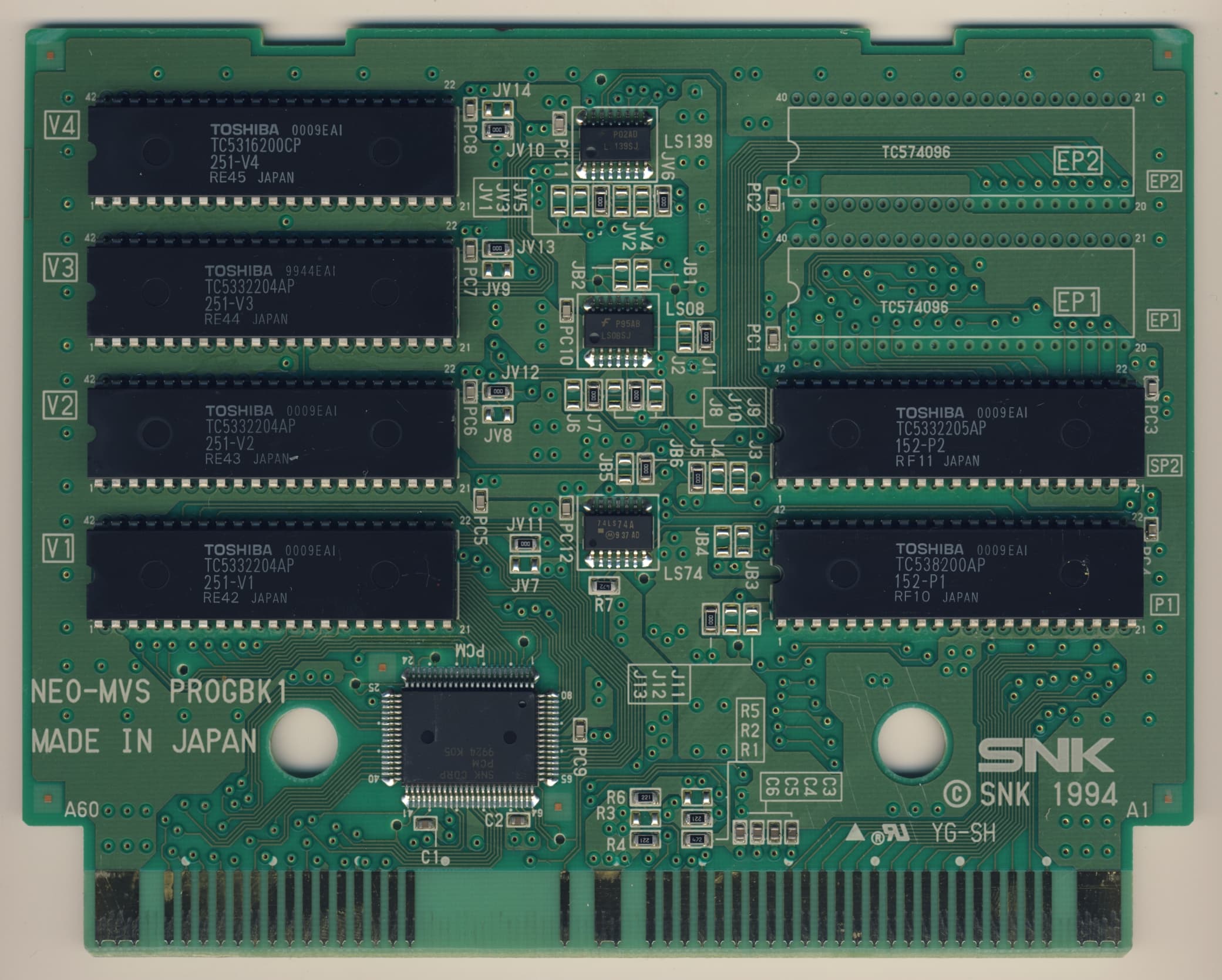King of Fighters '99 — official PCB back