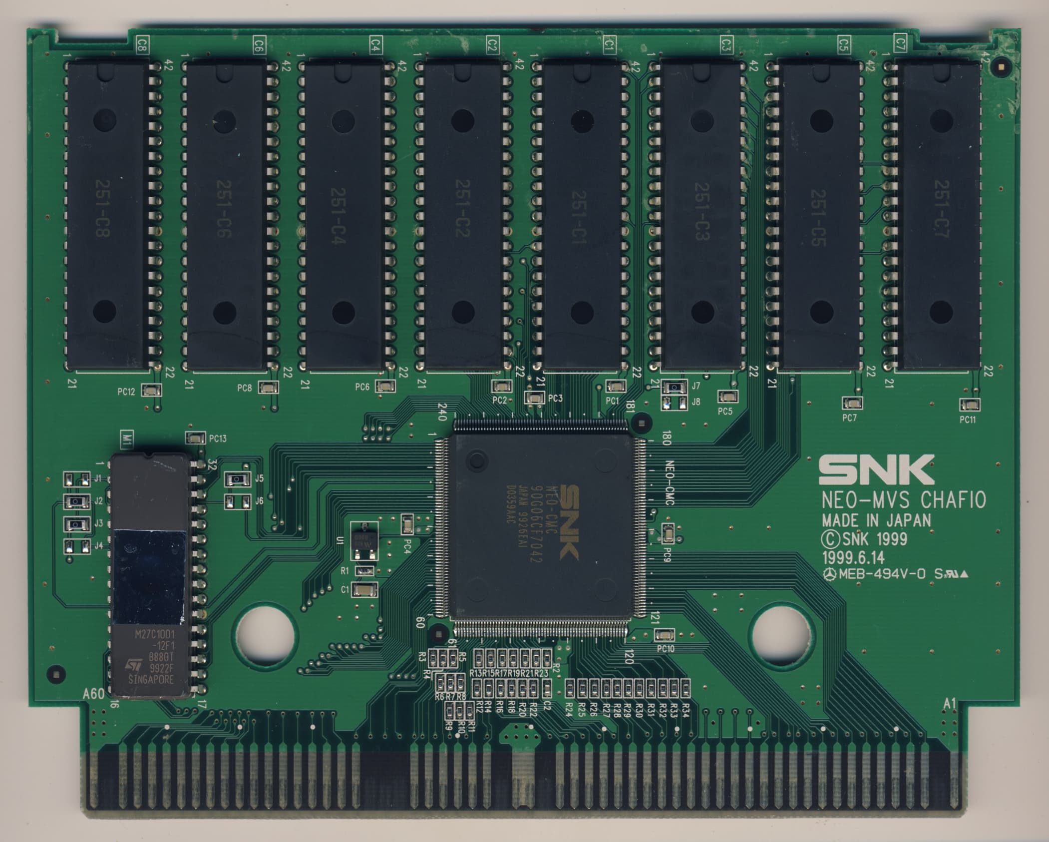 King of Fighters '99 — official PCB back