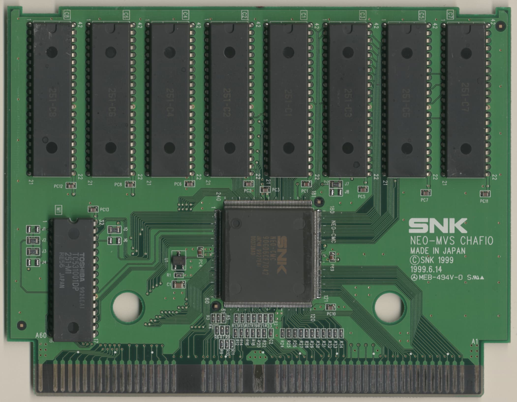 King of Fighters '99 — official PCB back
