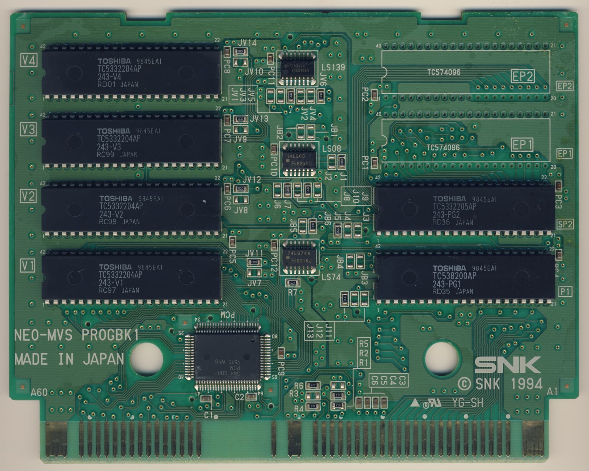 Last Blade 2 — official PCB front
