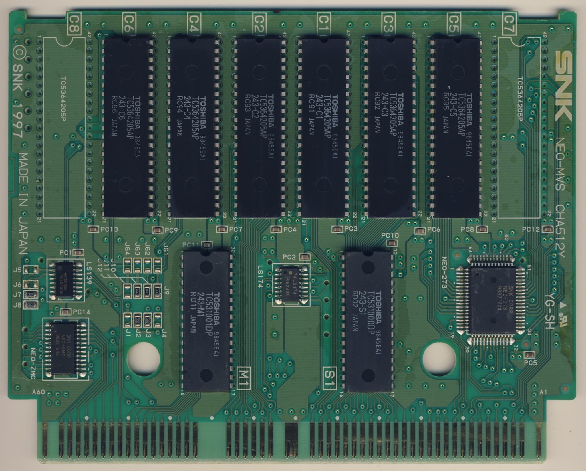 Last Blade 2 — official PCB back