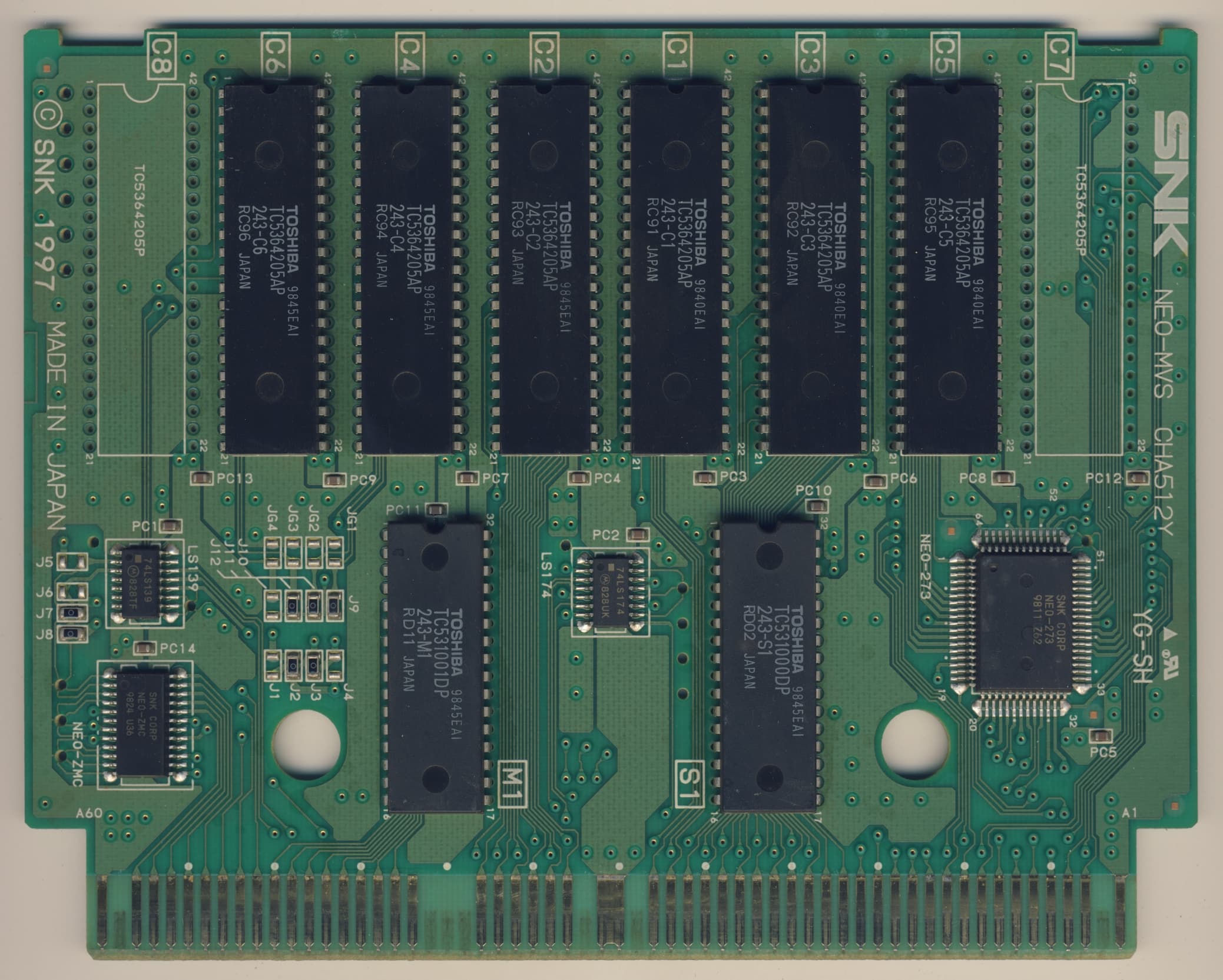Last Blade 2 — official PCB back