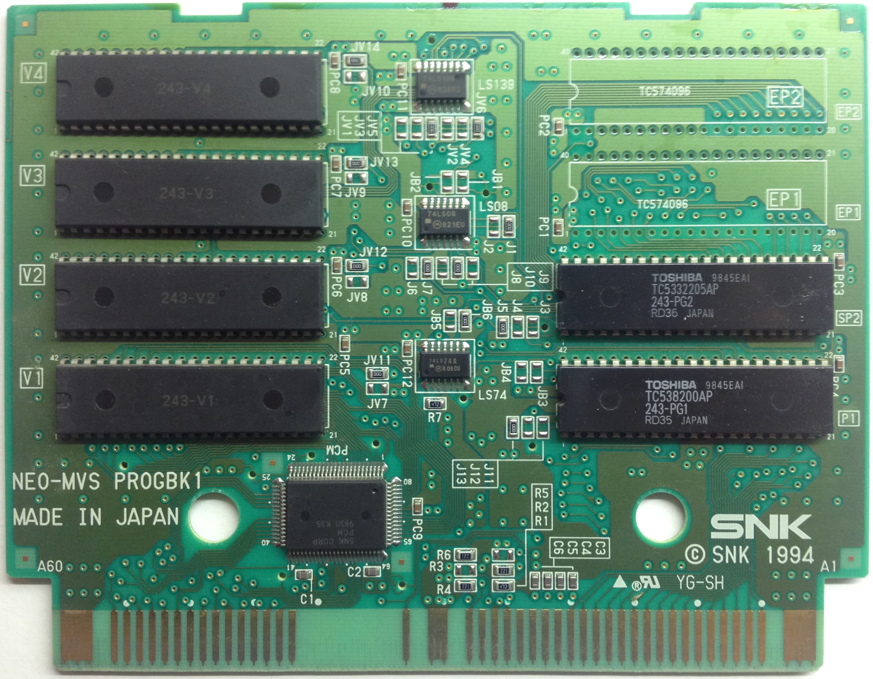 Last Blade 2 — official PCB back
