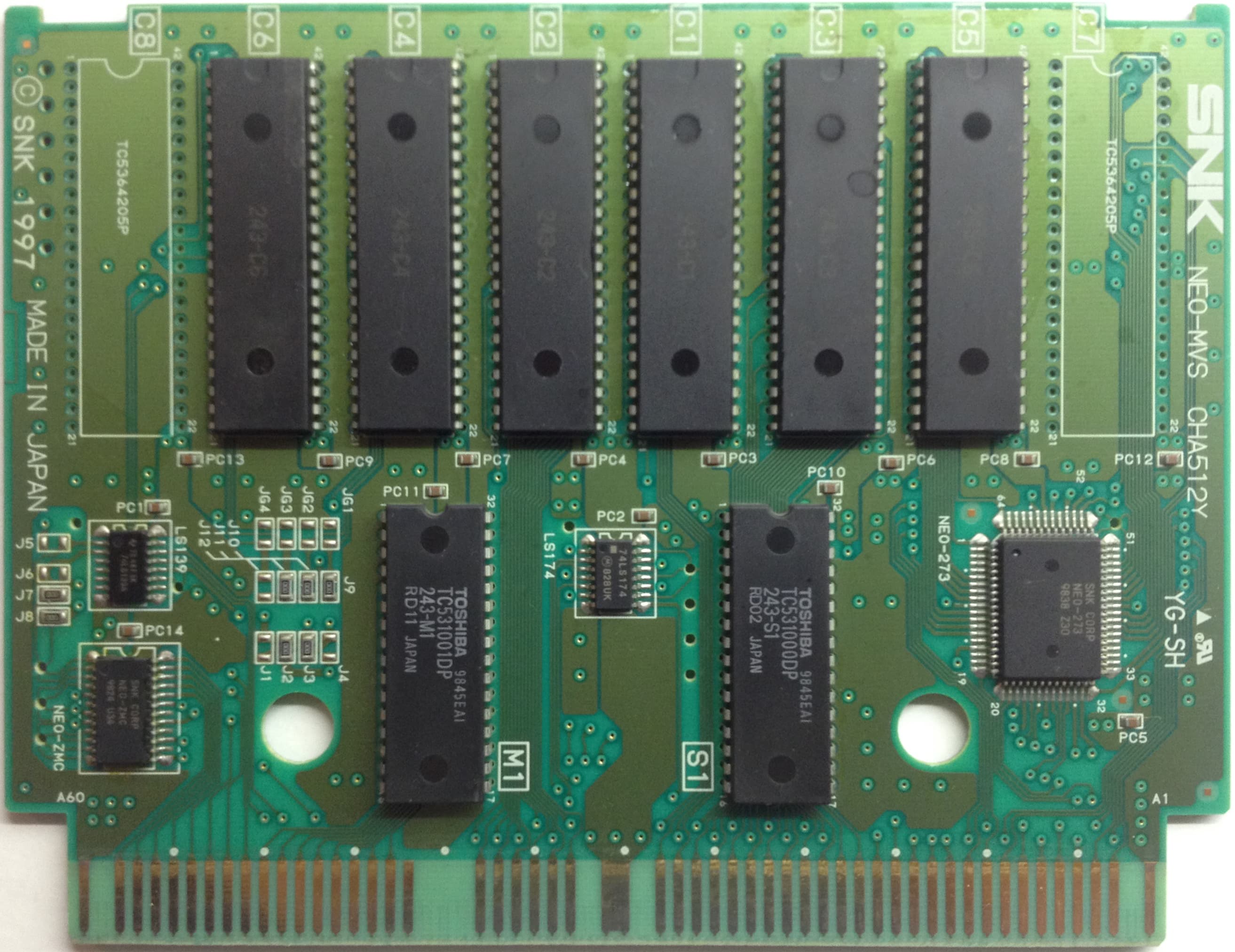 Last Blade 2 — official PCB back