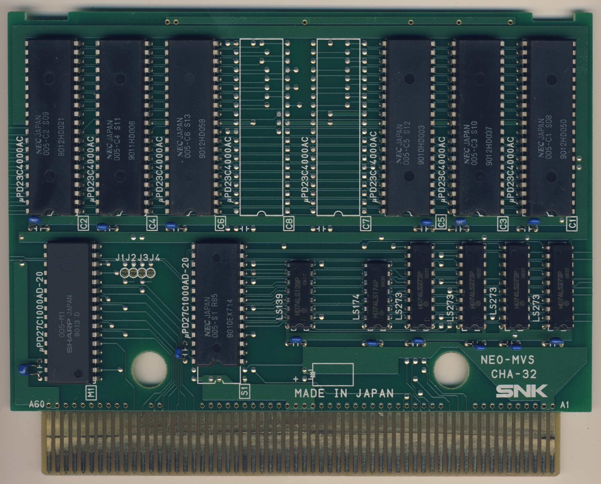 Magician Lord — official PCB back