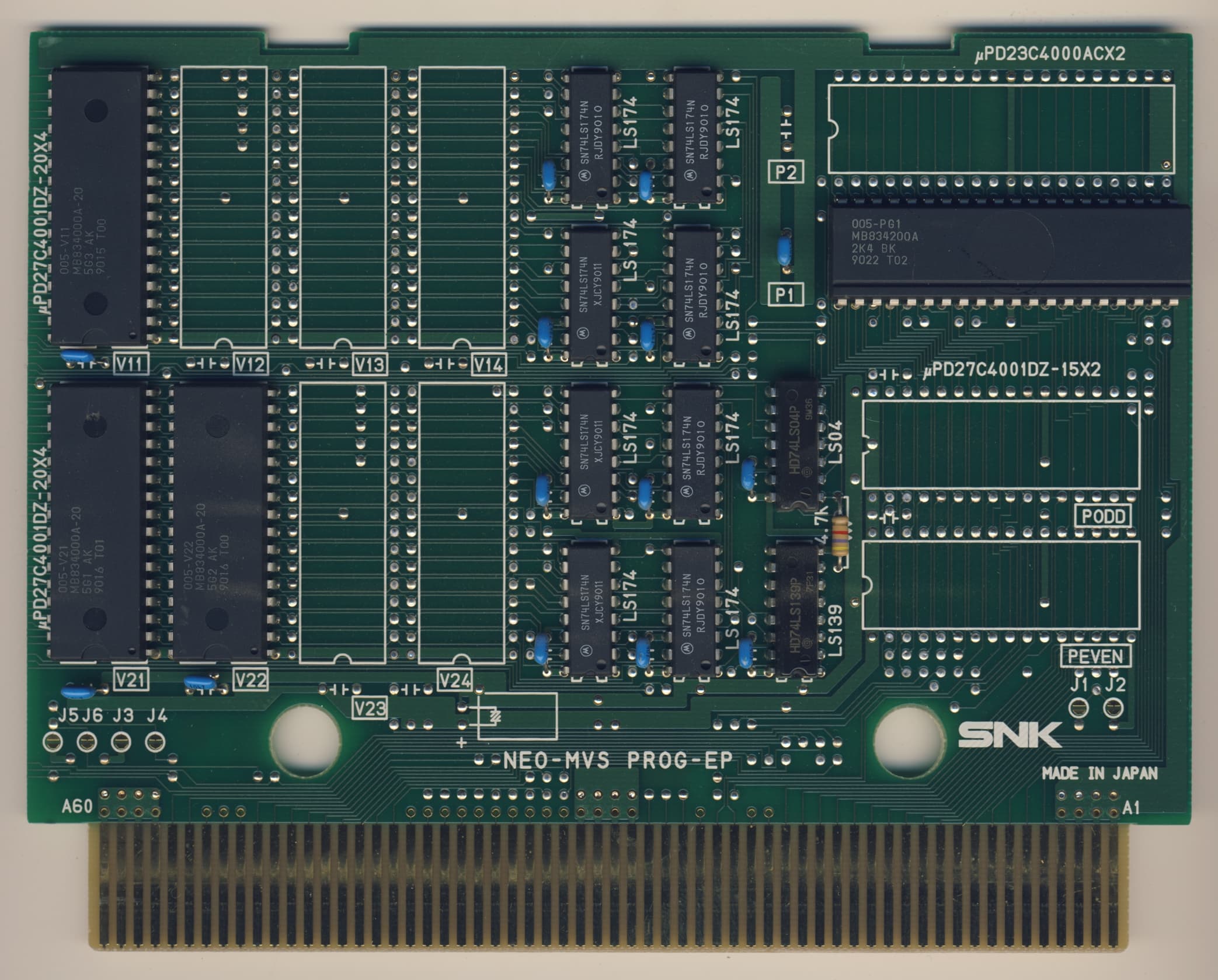 Magician Lord — official PCB back