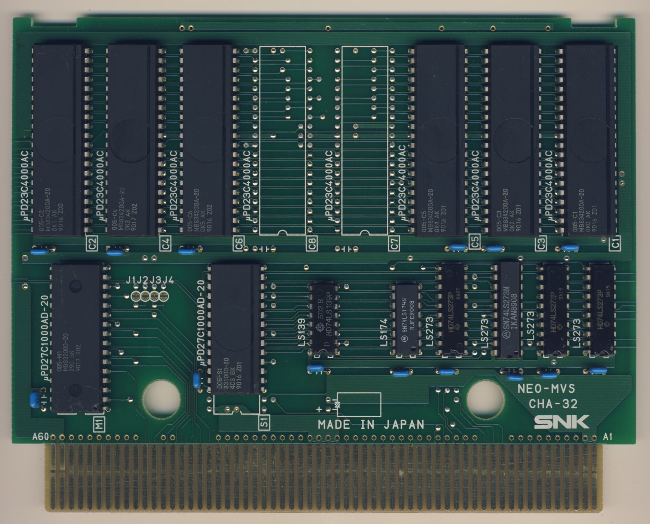 Magician Lord — official PCB back