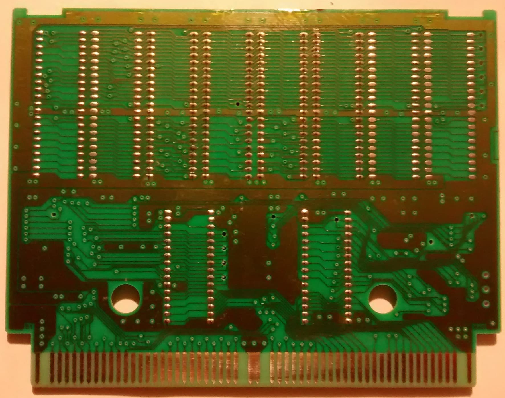 Metal Slug 2 — official PCB back
