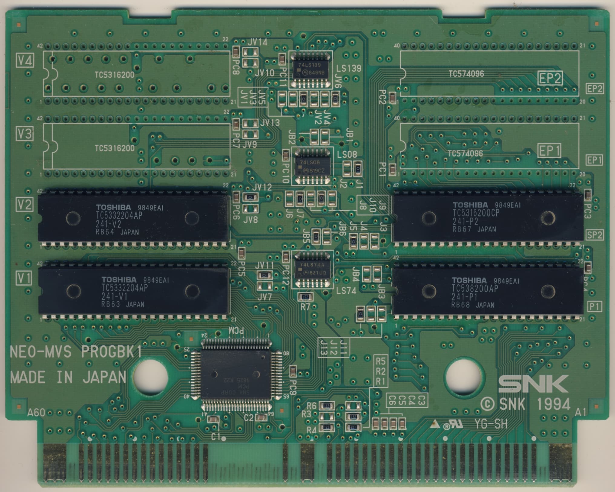 Metal Slug 2 — official PCB front