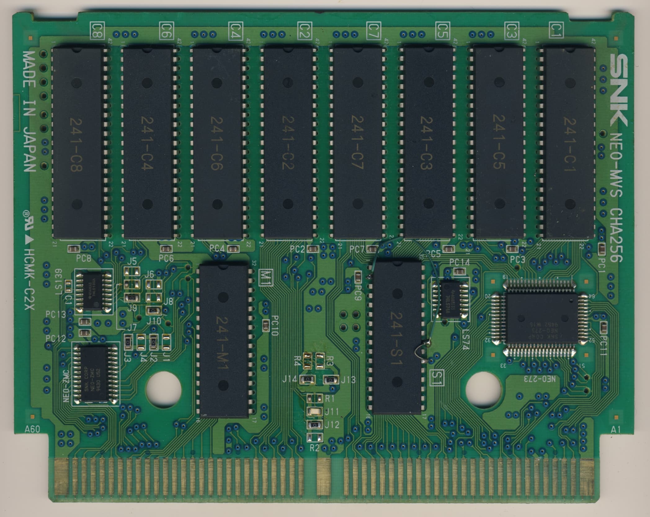 Metal Slug 2 — official PCB back