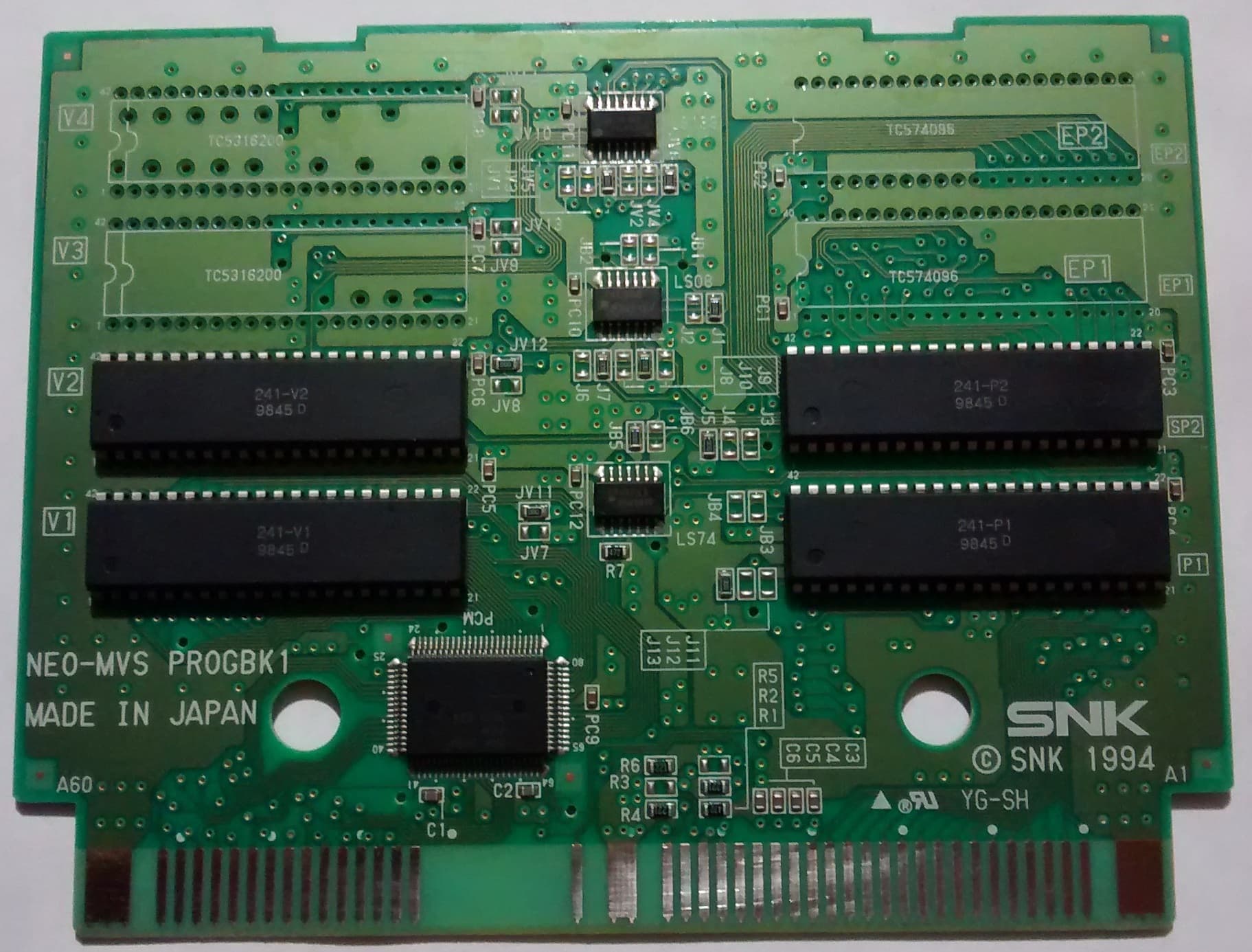 Metal Slug 2 — official PCB back
