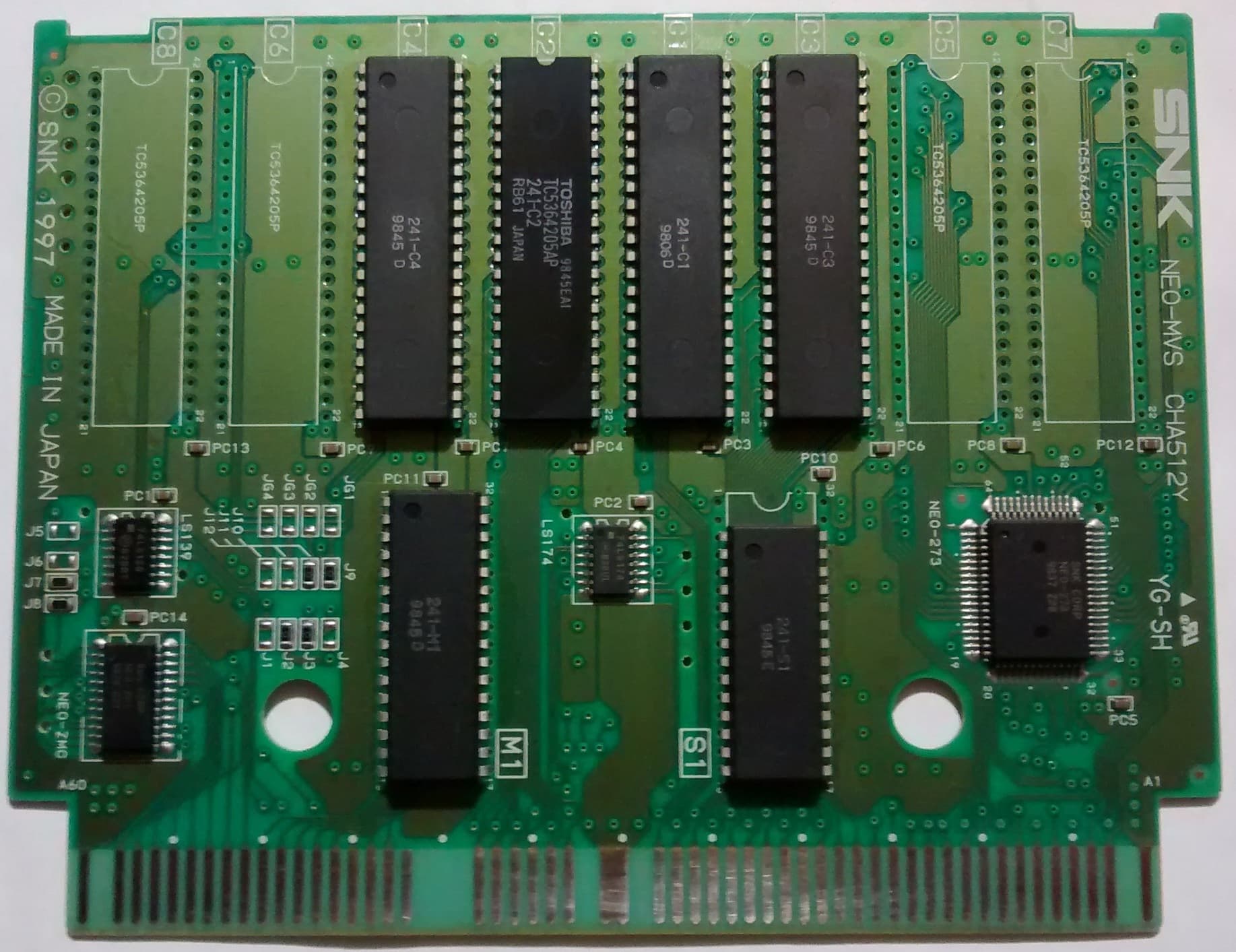 Metal Slug 2 — official PCB back