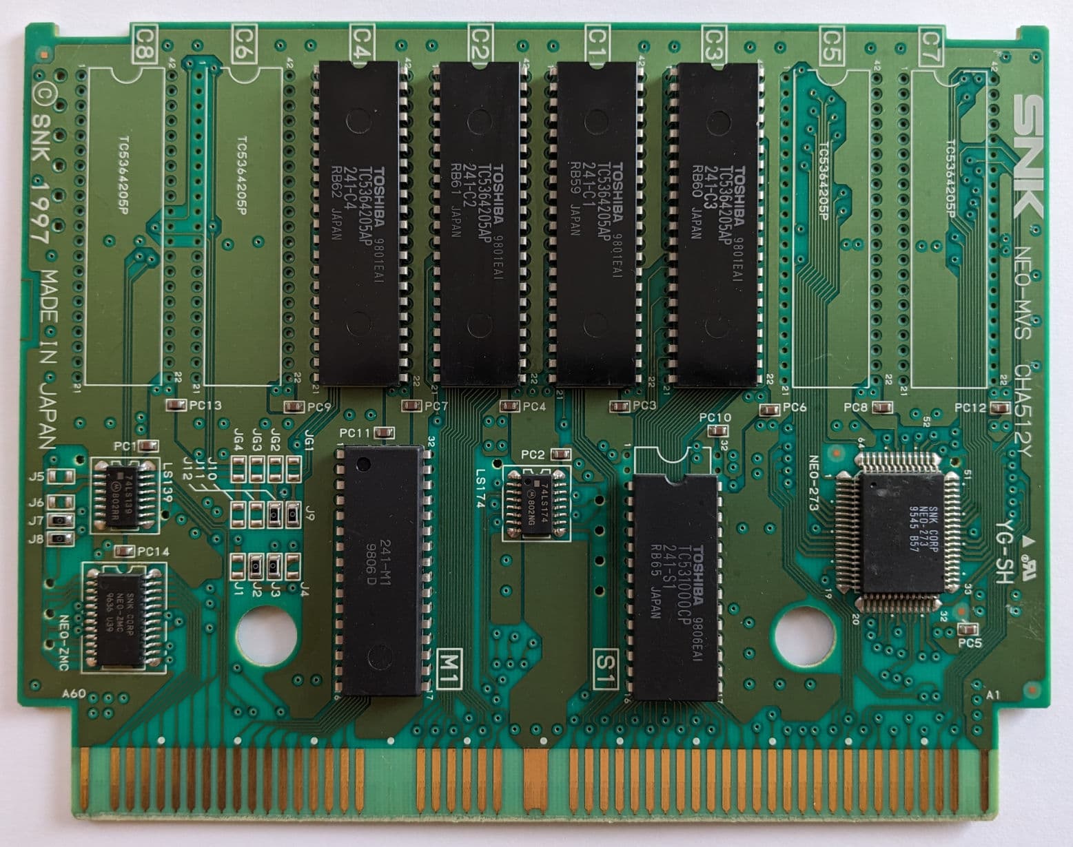 Metal Slug 2 — official PCB back