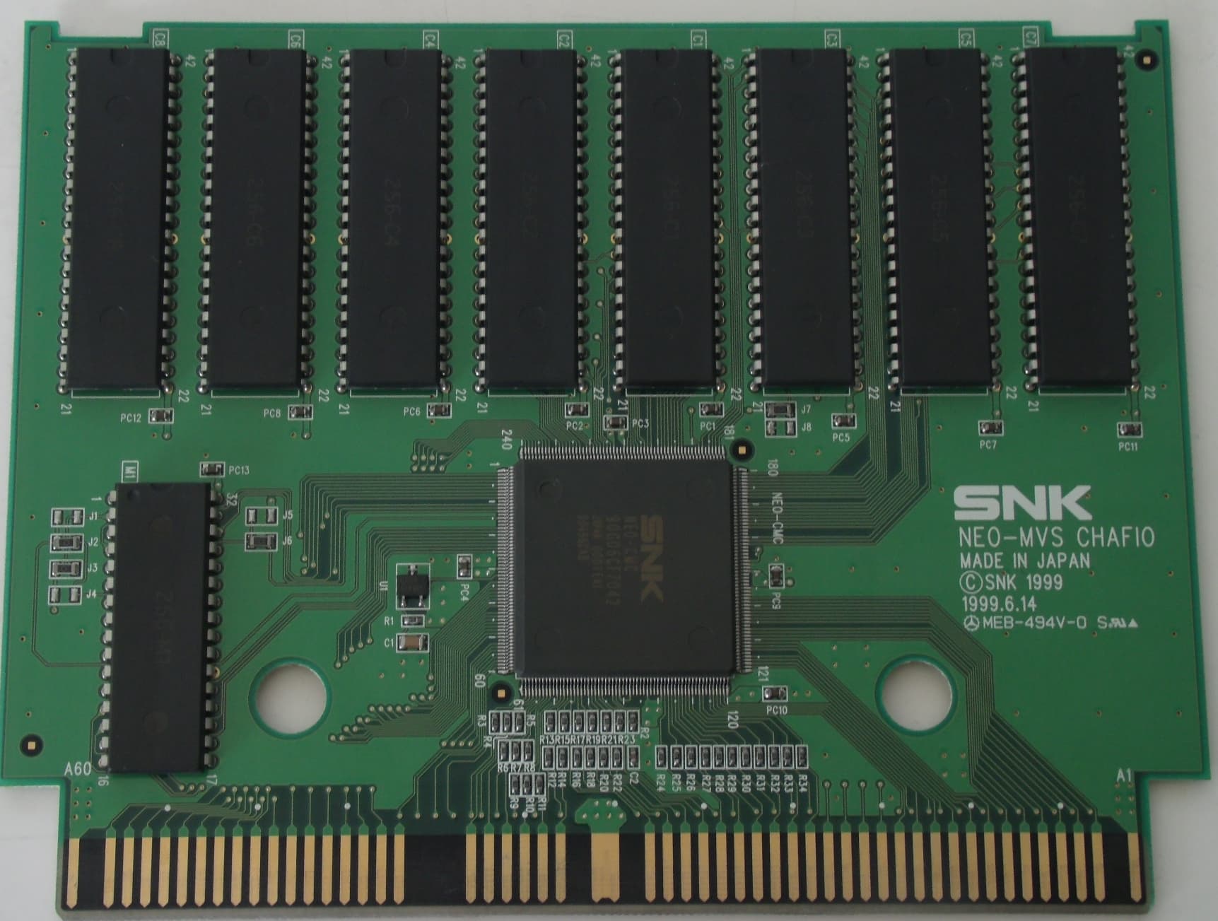Metal Slug 3 — official PCB back