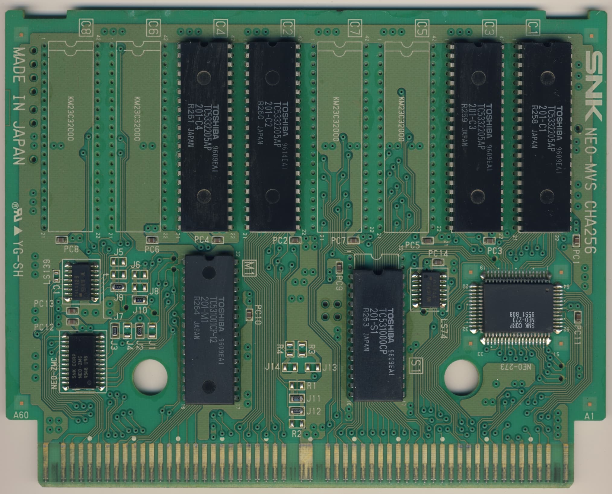 Metal Slug — official PCB back
