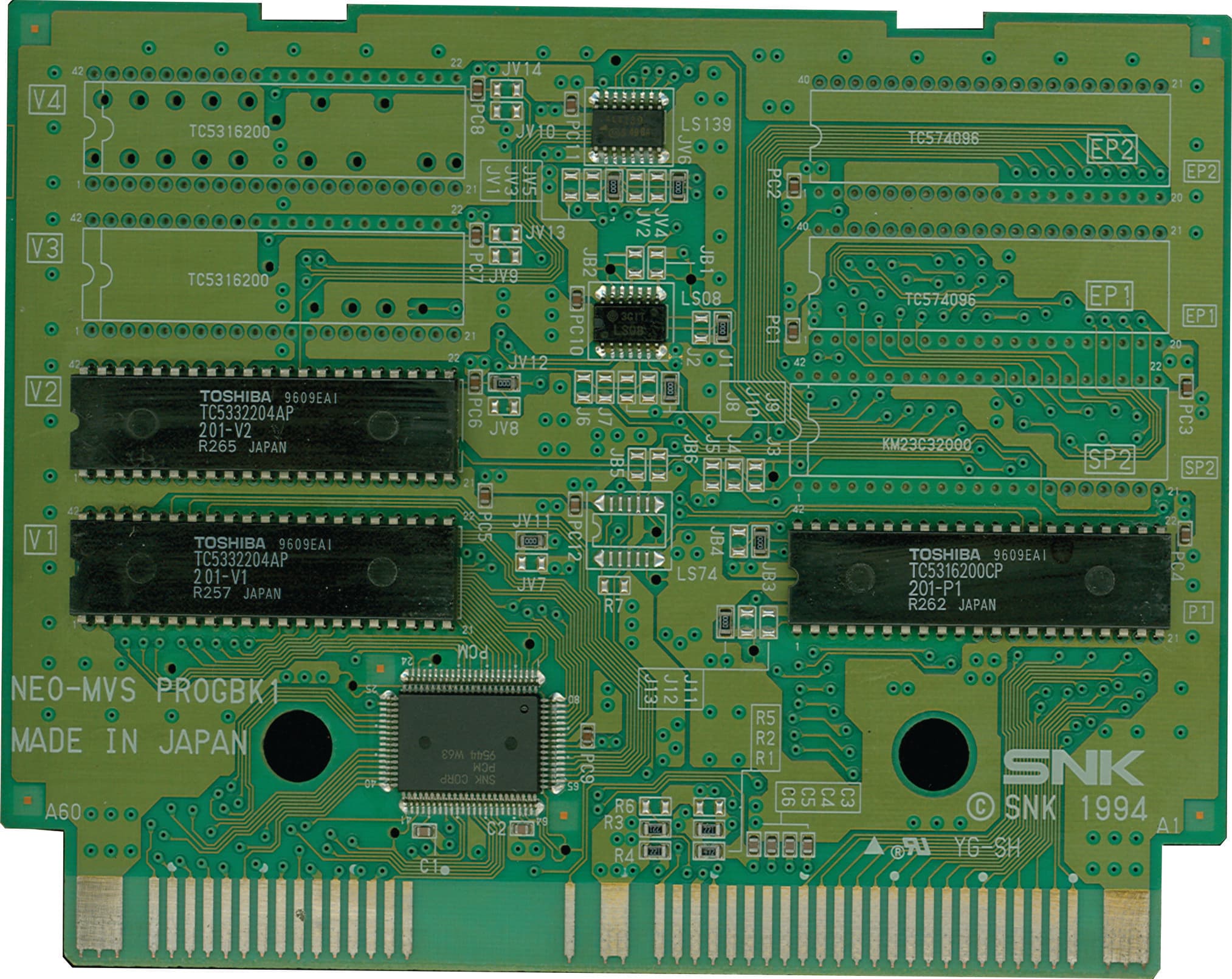 Metal Slug — official PCB back