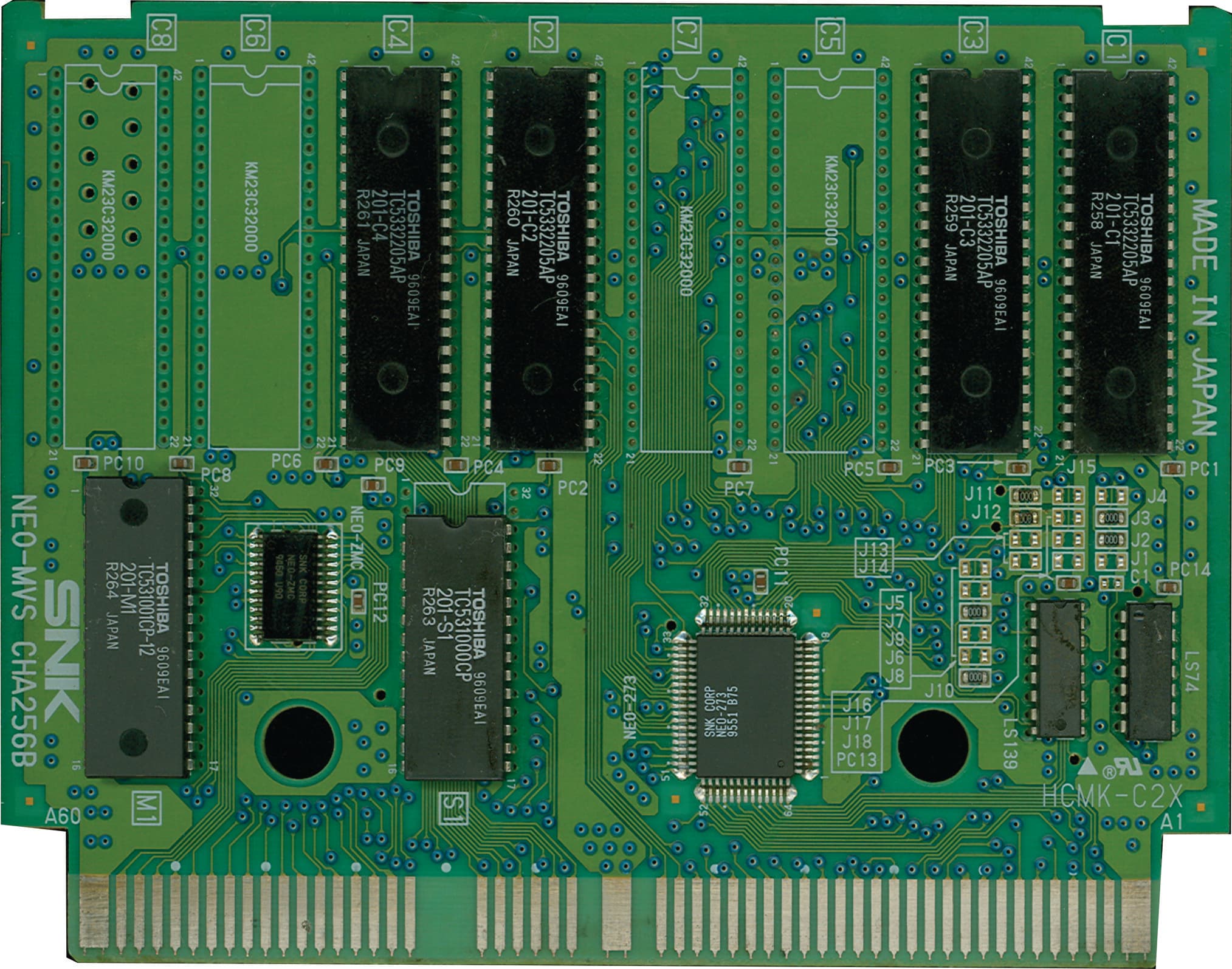 Metal Slug — official PCB back
