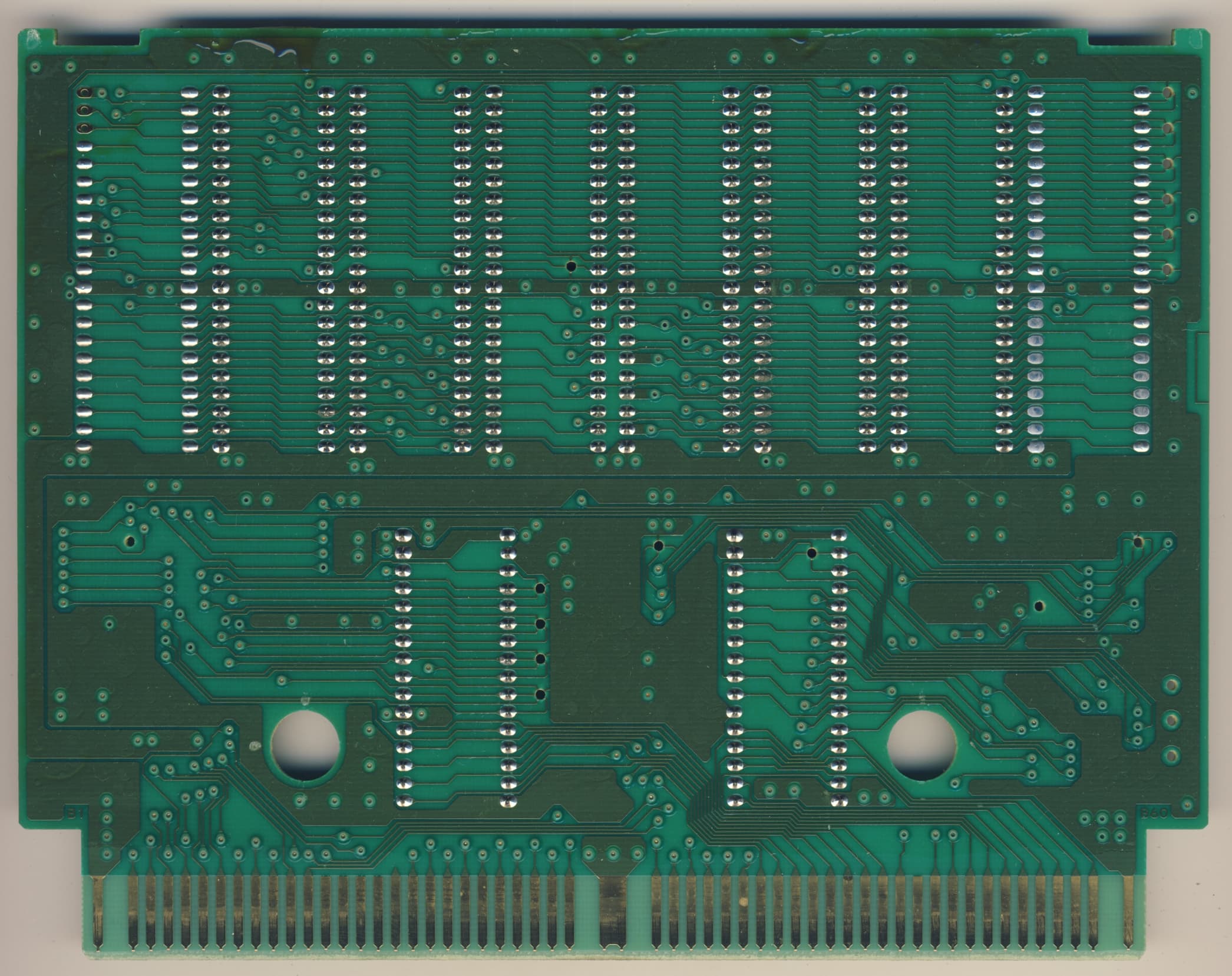 Metal Slug X — official PCB back