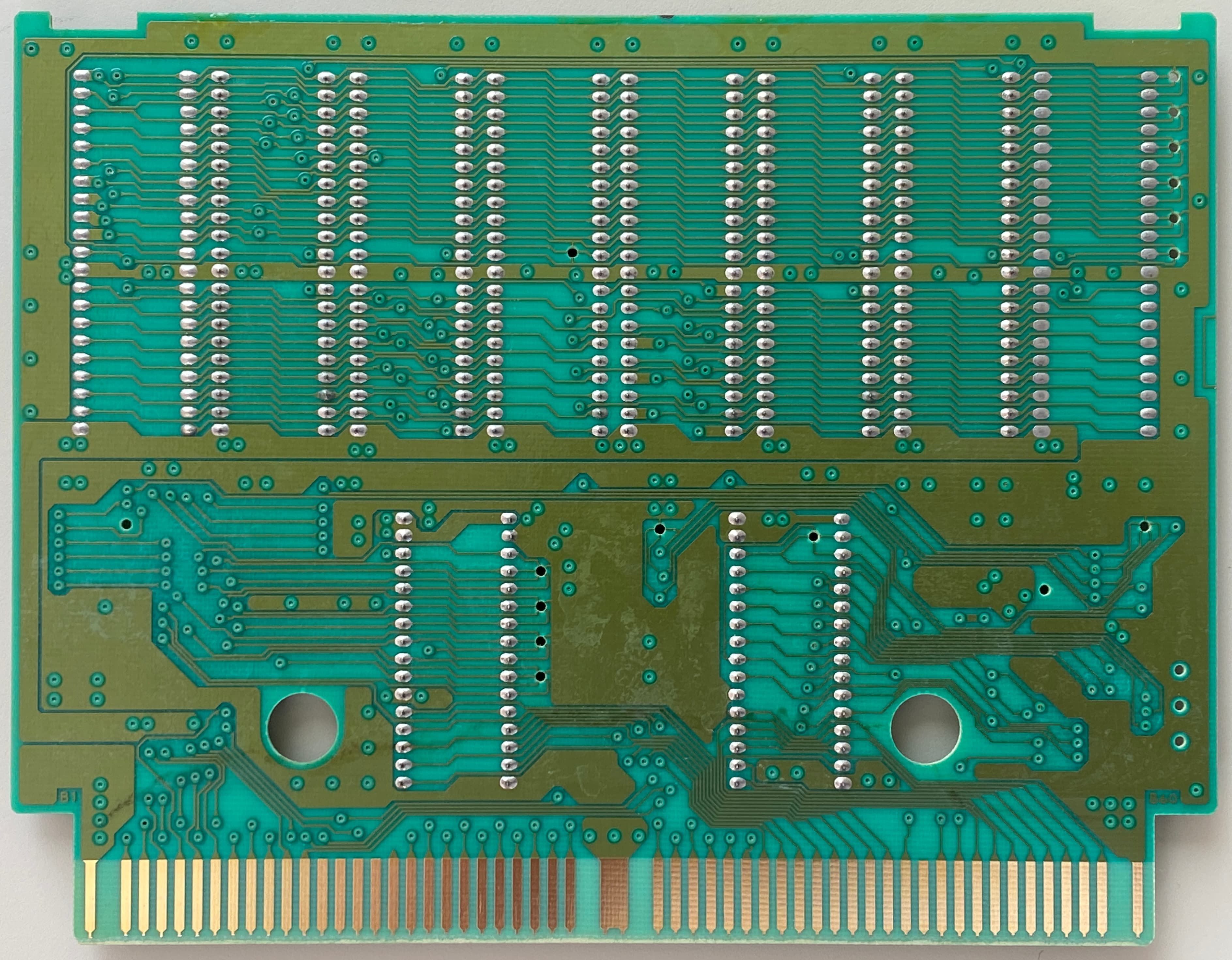 Metal Slug X — official PCB back