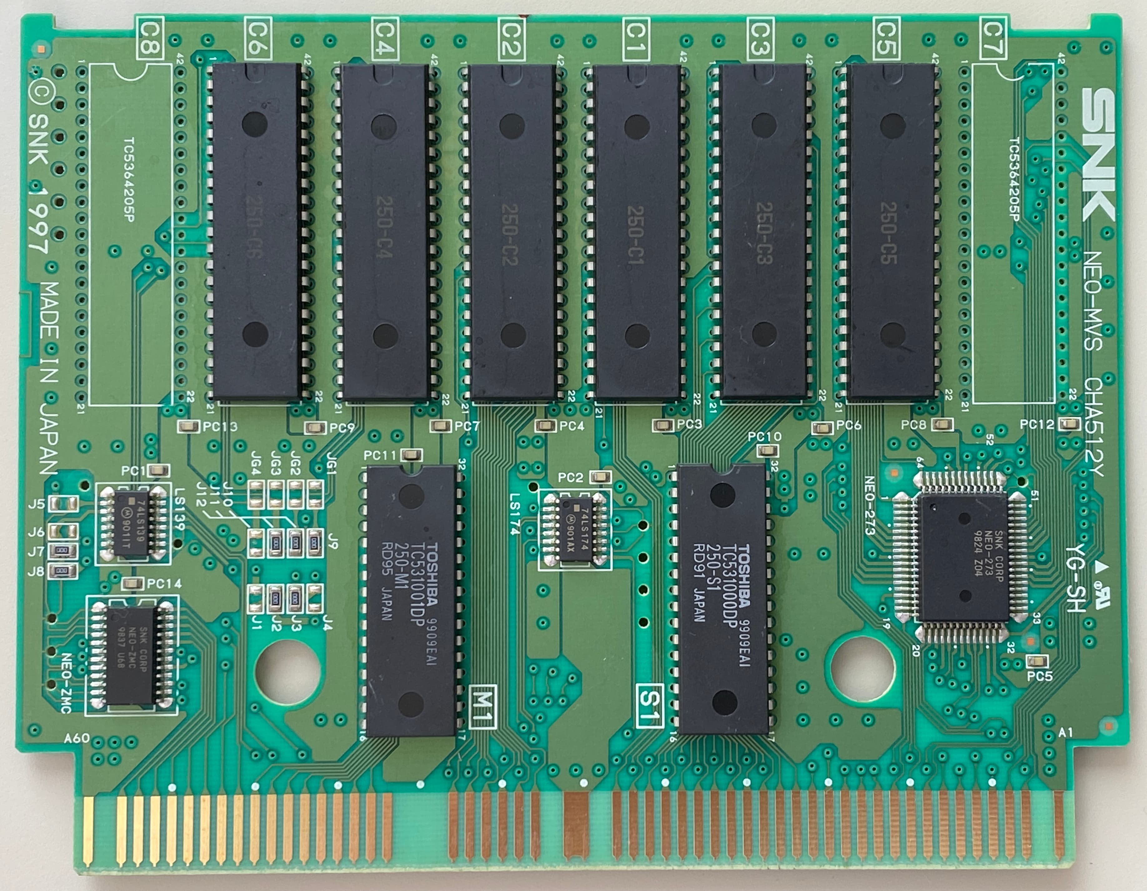 Metal Slug X — official PCB back