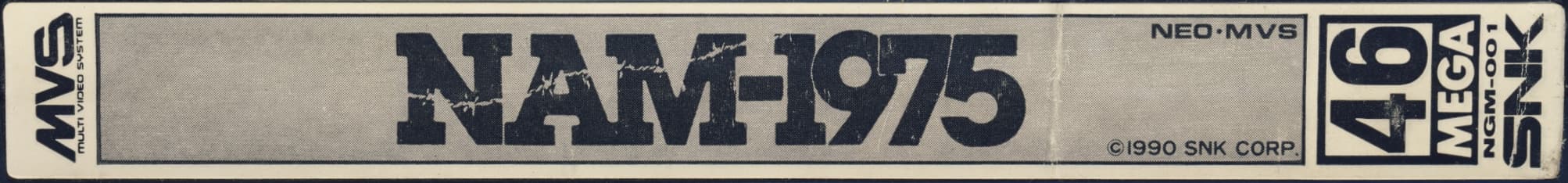 Nam 1975 — official cart label