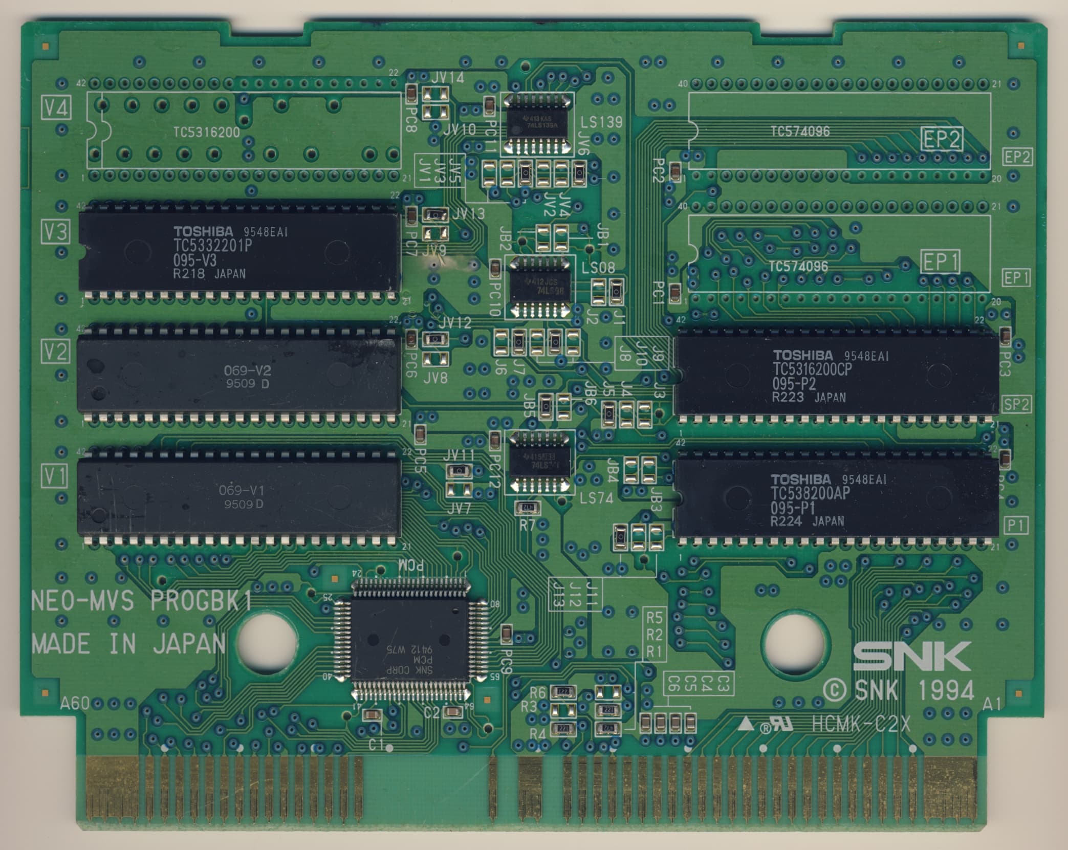 Real Bout Fatal Fury — official PCB front