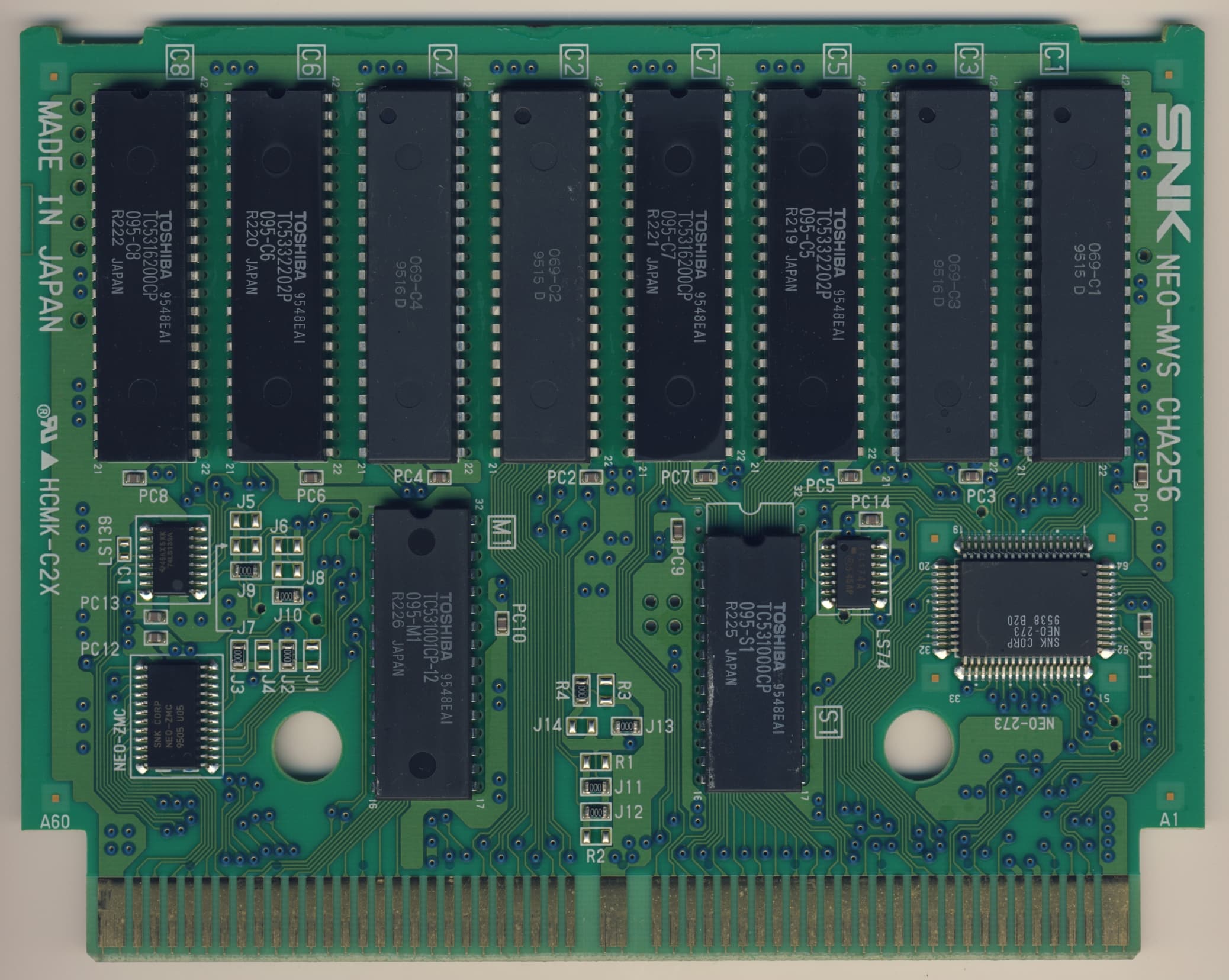 Real Bout Fatal Fury — official PCB back
