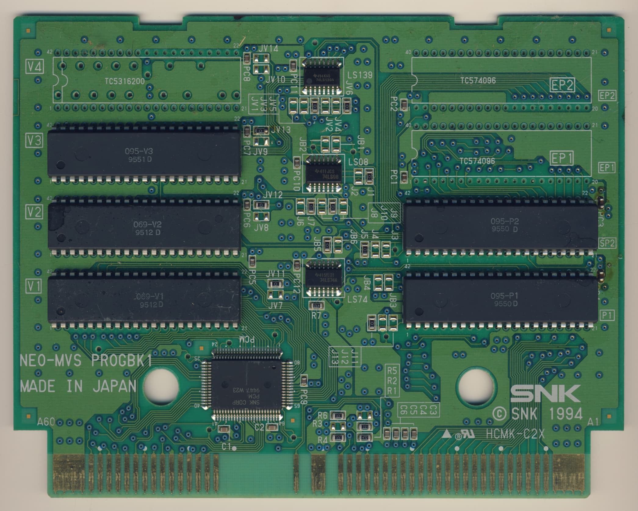 Real Bout Fatal Fury — official PCB back