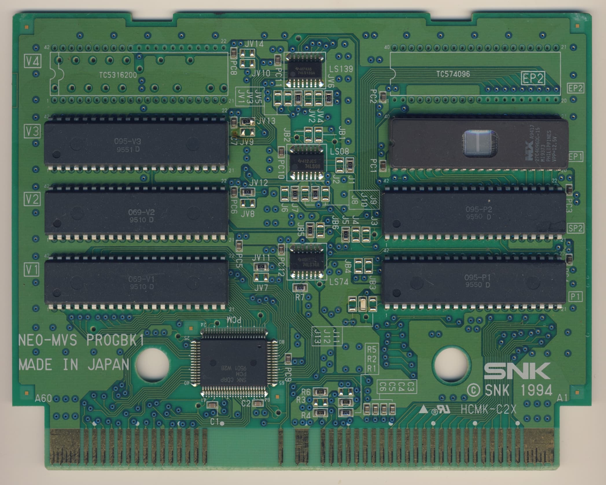 Real Bout Fatal Fury — official PCB back