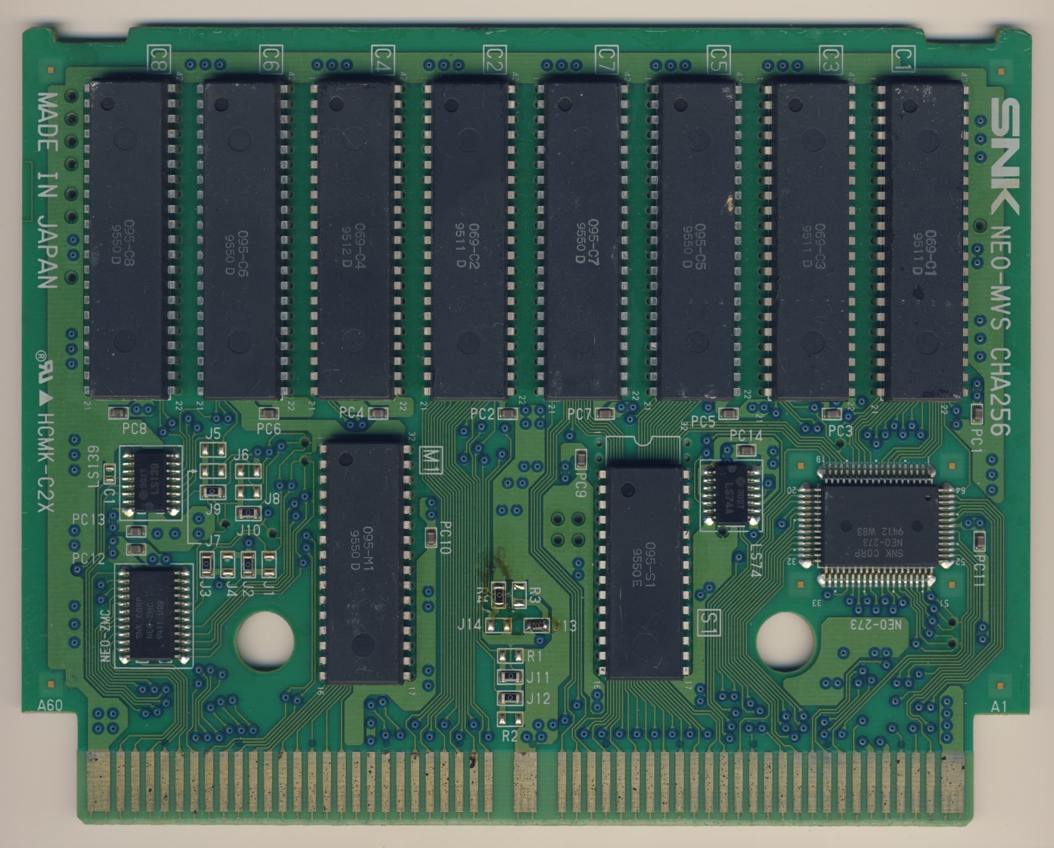 Real Bout Fatal Fury — official PCB back