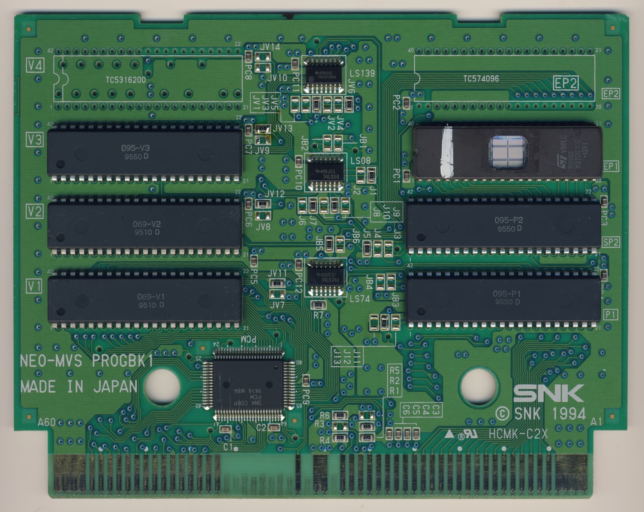 Real Bout Fatal Fury — official PCB back