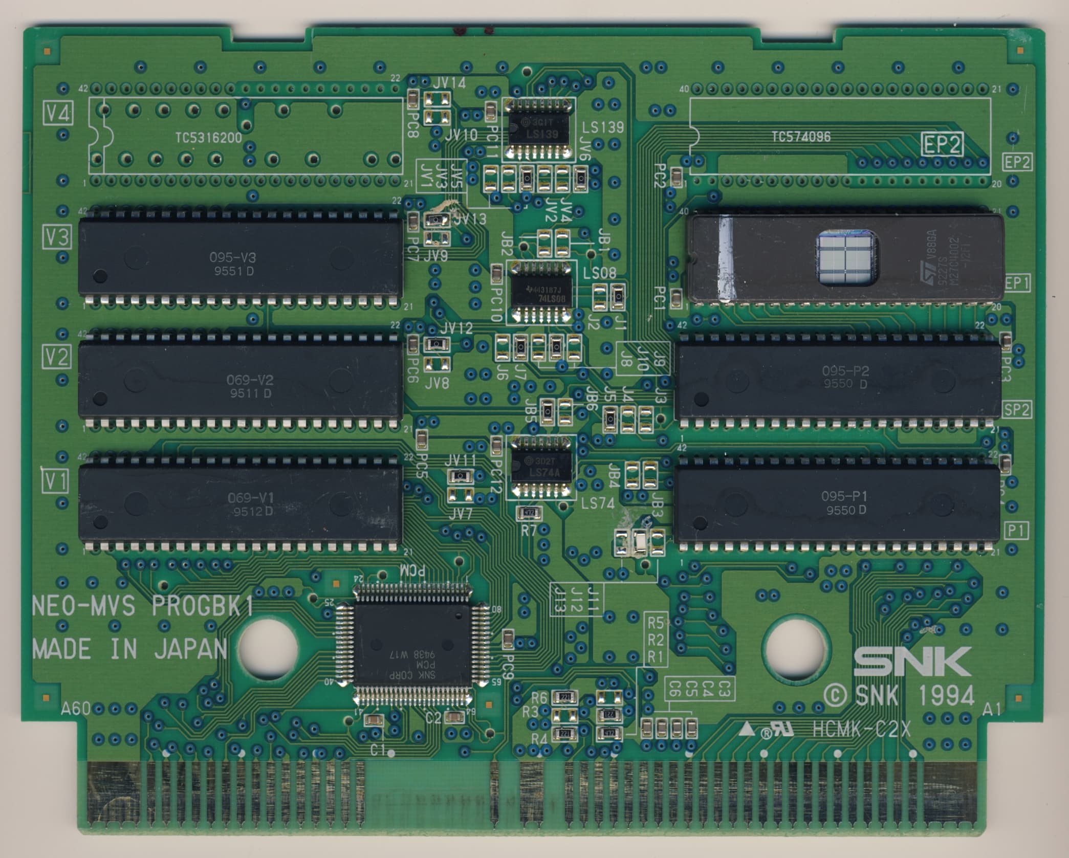 Real Bout Fatal Fury — official PCB back